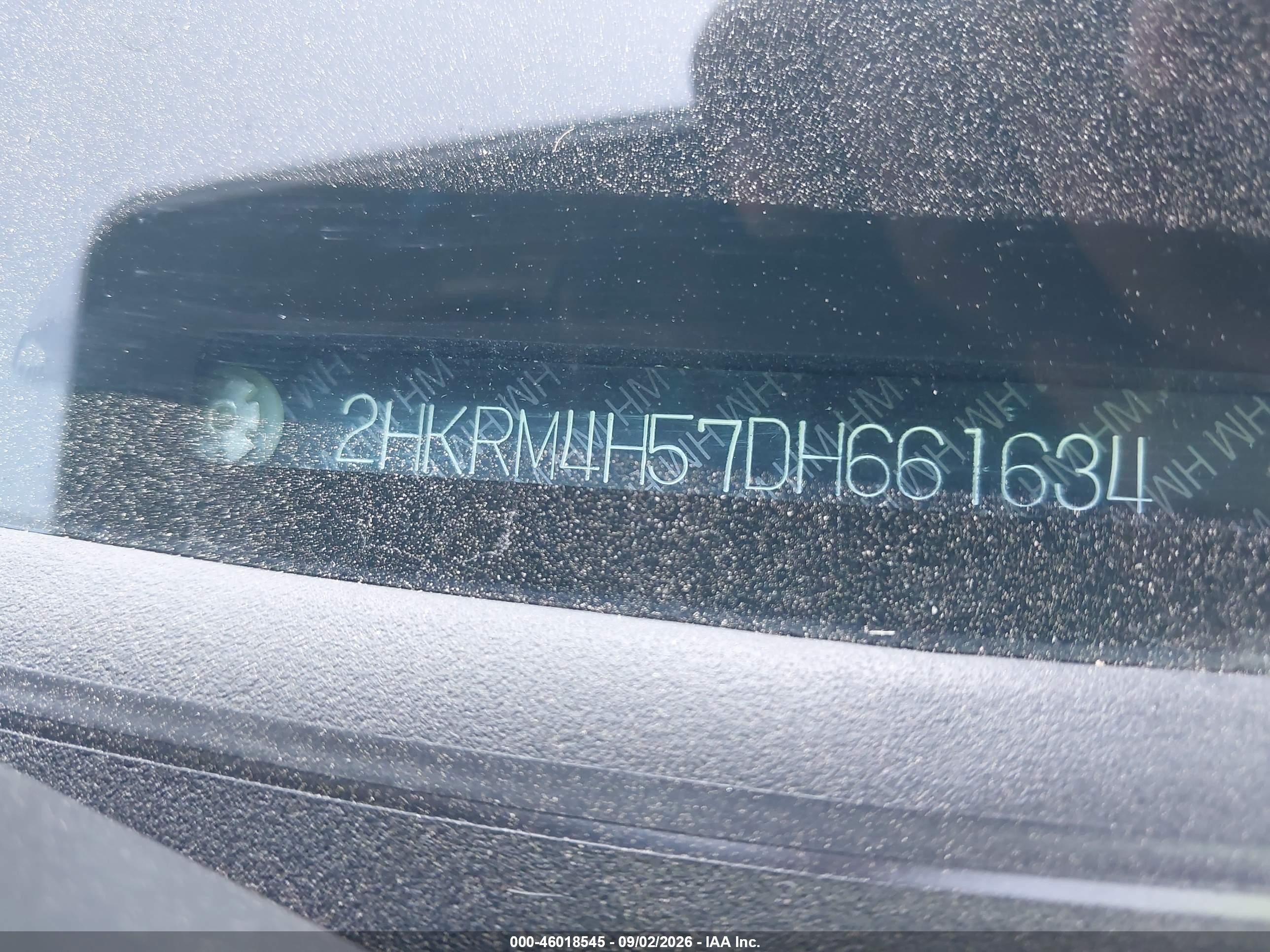 2013 Honda Cr-v Ex Gray vin: 2HKRM4H57DH661634