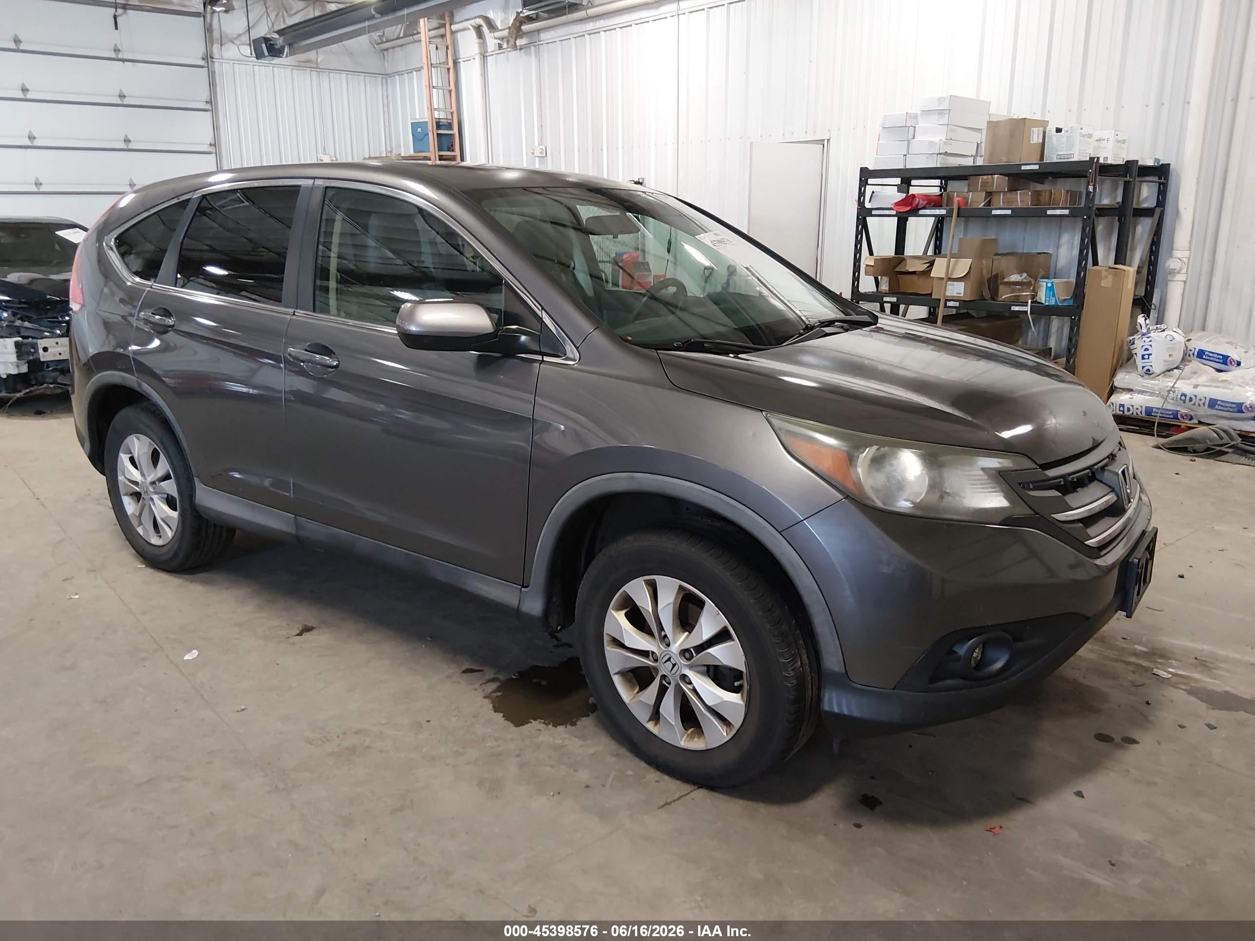 2013 Honda Cr-v Ex Gray vin: 2HKRM4H57DH670804