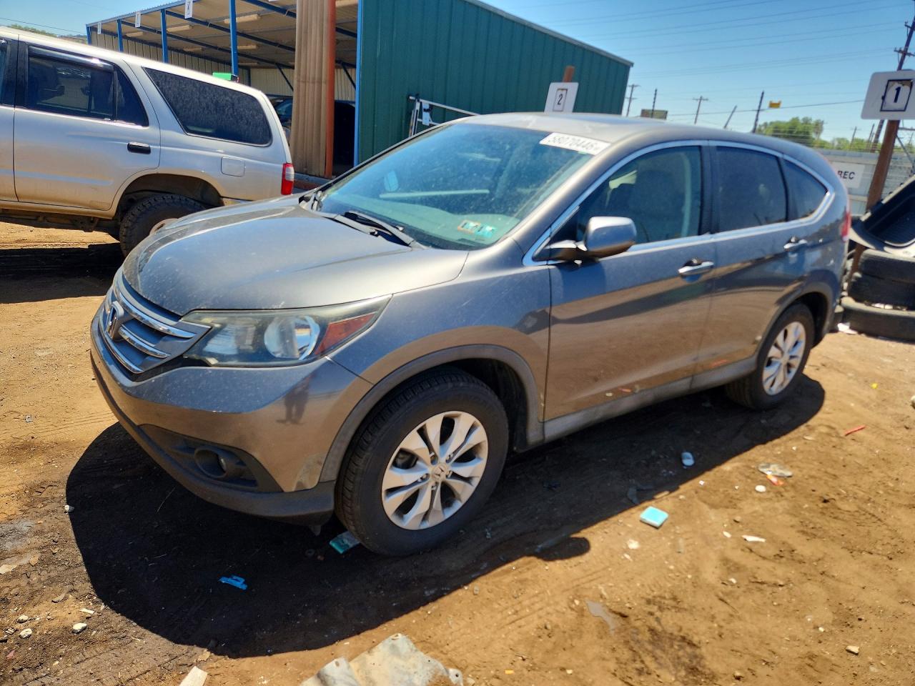 2013 Honda Cr-v Ex Серый vin: 2HKRM4H57DH682273