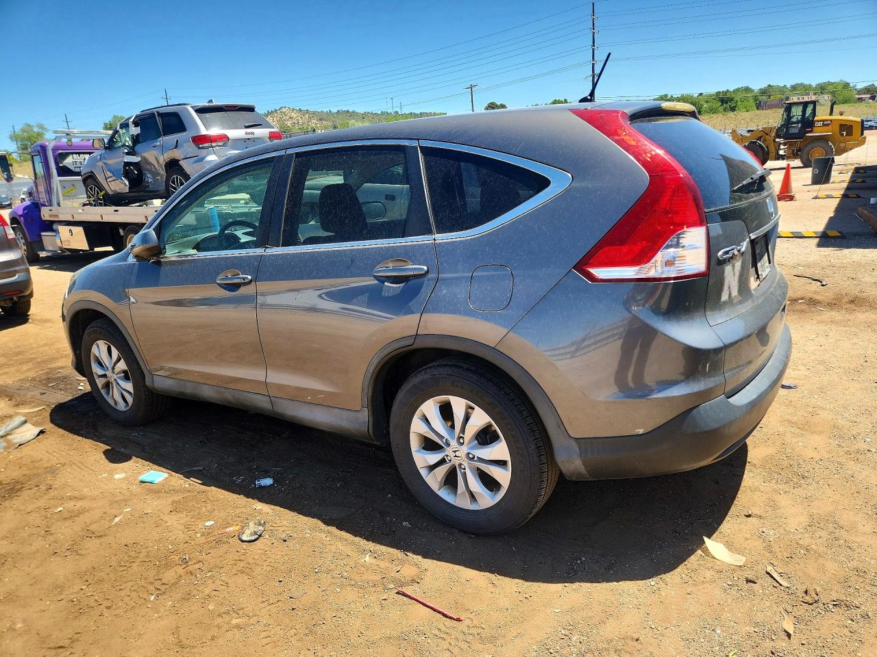 2013 Honda Cr-v Ex Серый vin: 2HKRM4H57DH682273