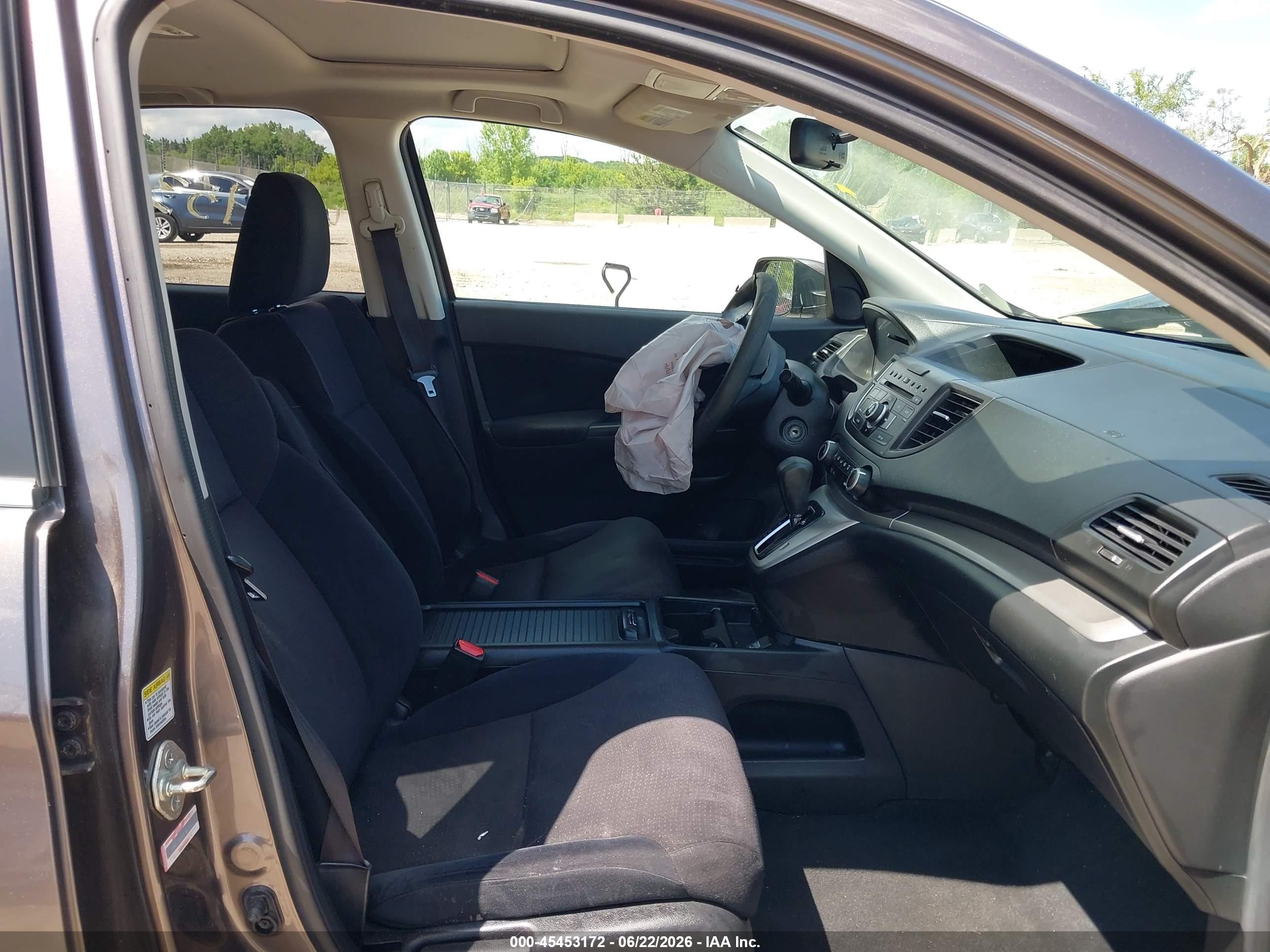 2014 Honda Cr-v Ex Gray vin: 2HKRM4H57EH621541