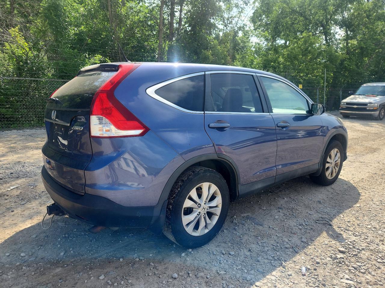 2014 Honda Cr-v Ex Blue vin: 2HKRM4H57EH630756