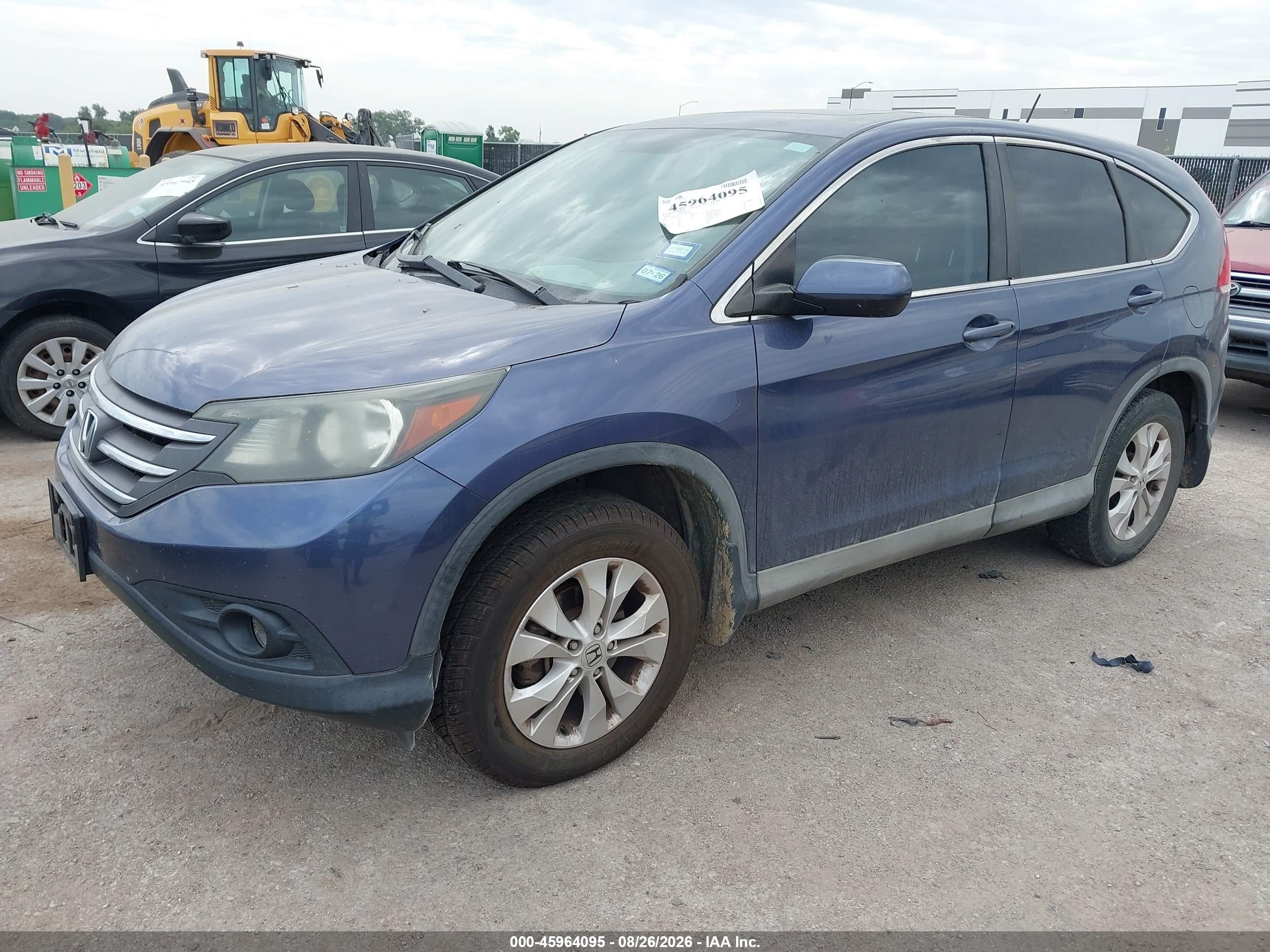 2014 Honda Cr-v Ex Blue vin: 2HKRM4H57EH691492