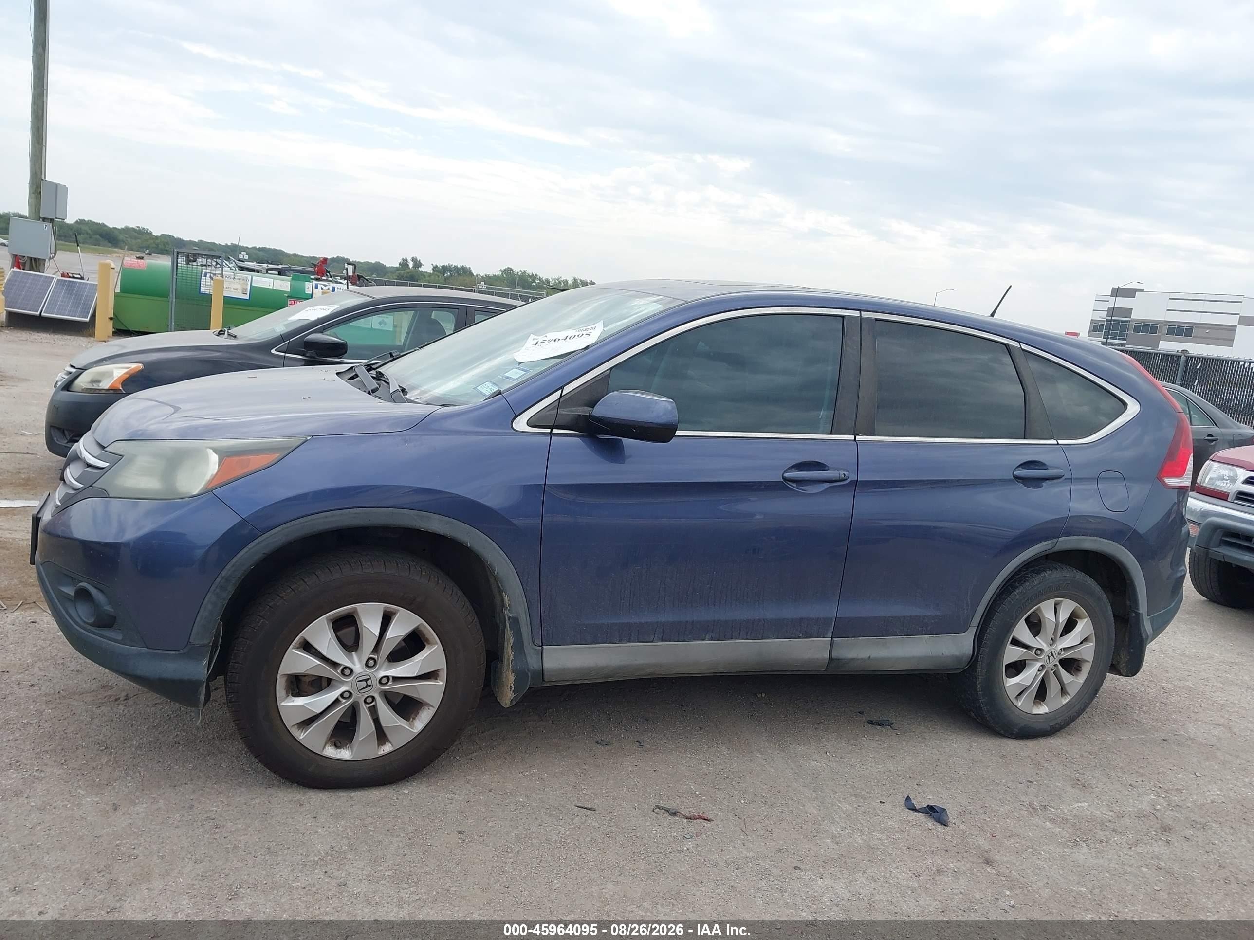 2014 Honda Cr-v Ex Blue vin: 2HKRM4H57EH691492