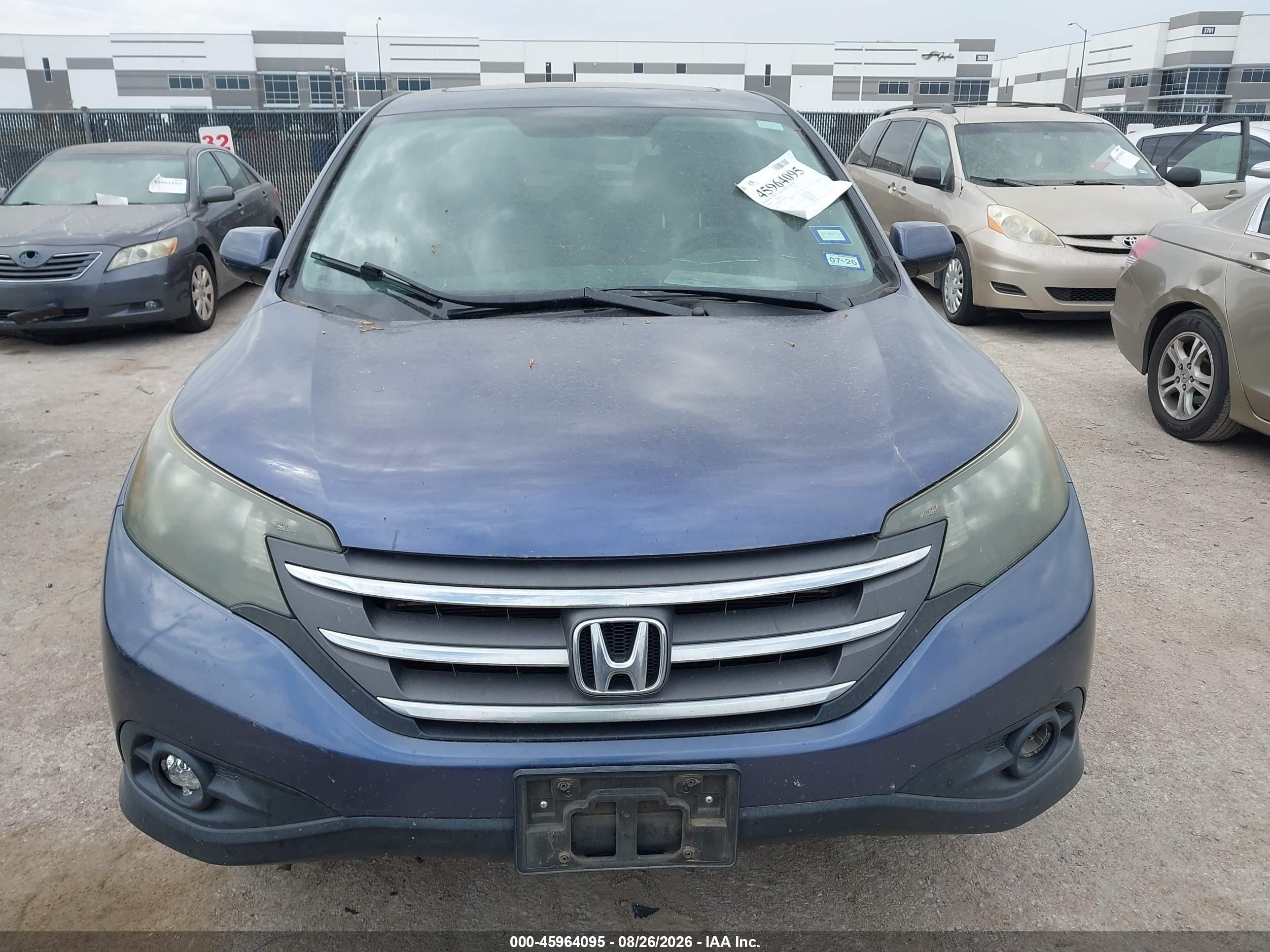 2014 Honda Cr-v Ex Blue vin: 2HKRM4H57EH691492