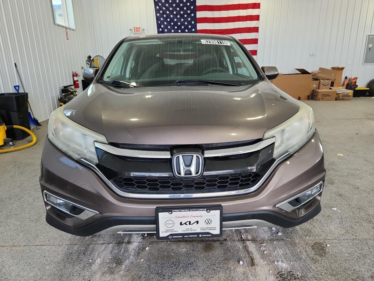 2015 Honda Cr-v Ex Серый vin: 2HKRM4H57FH649292 Damage: Left Head Lamp, Faded, Repair Required
