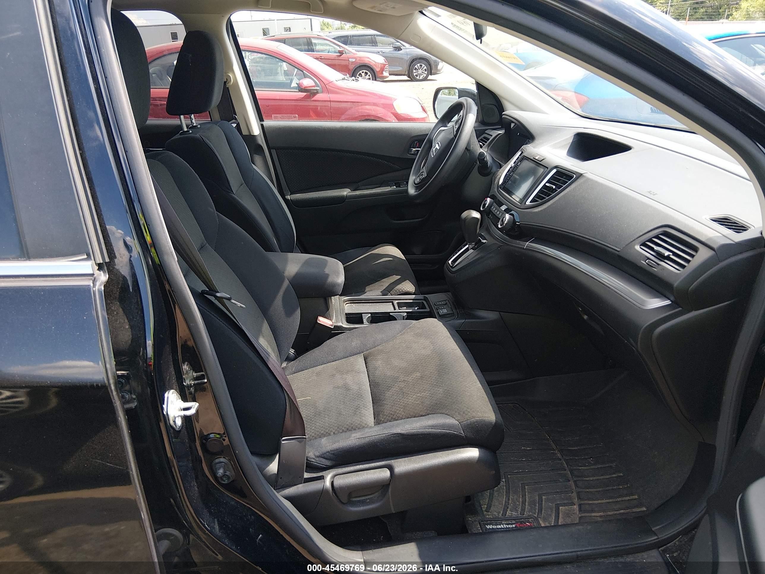 2015 Honda Cr-v Ex Черный vin: 2HKRM4H57FH651091