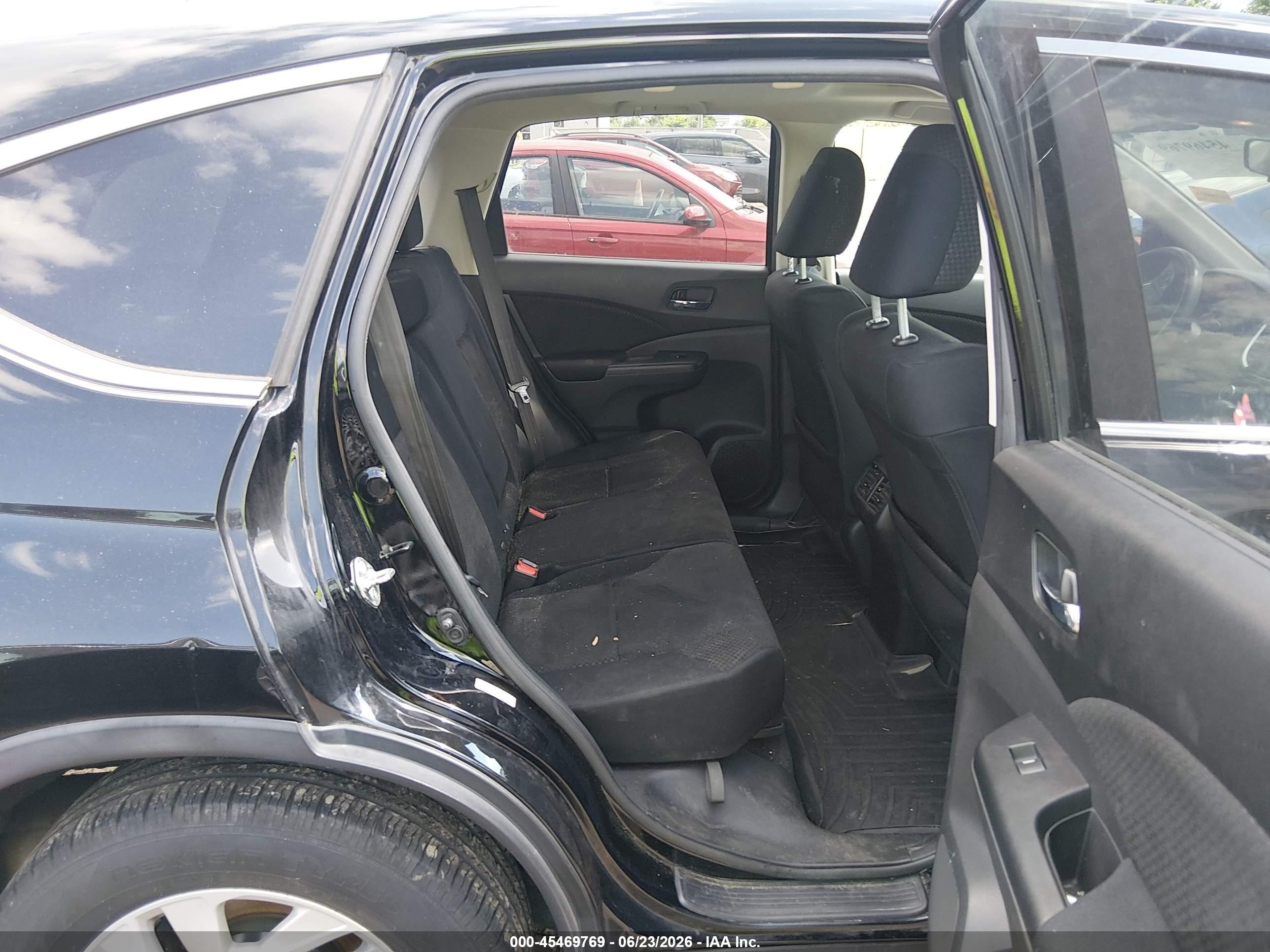 2015 Honda Cr-v Ex Черный vin: 2HKRM4H57FH651091