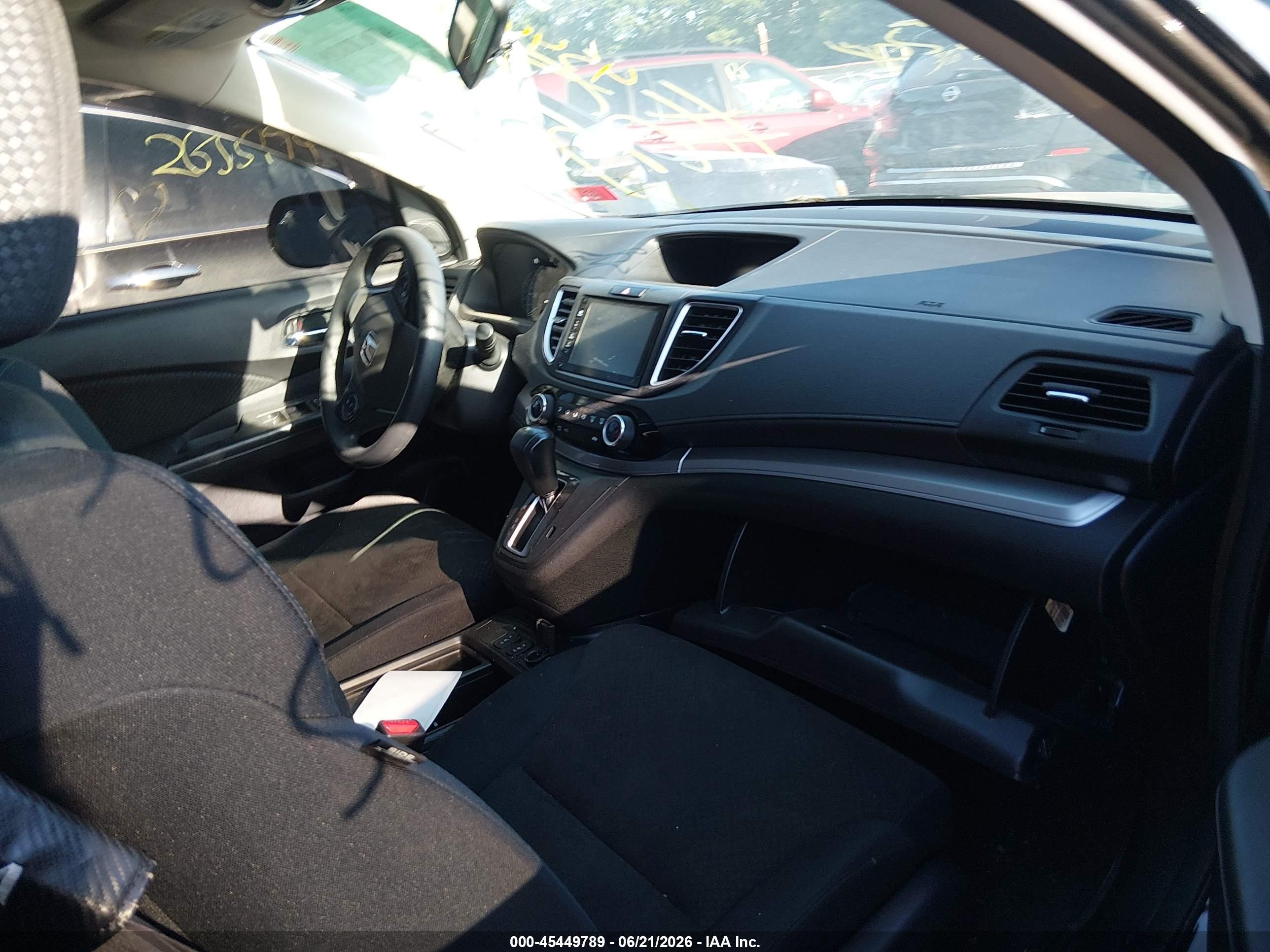 2015 Honda Cr-v Ex Black vin: 2HKRM4H57FH657733