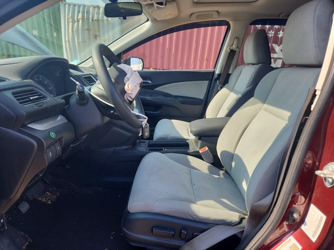 2015 Honda Cr-v Ex Burgundy vin: 2HKRM4H57FH674659