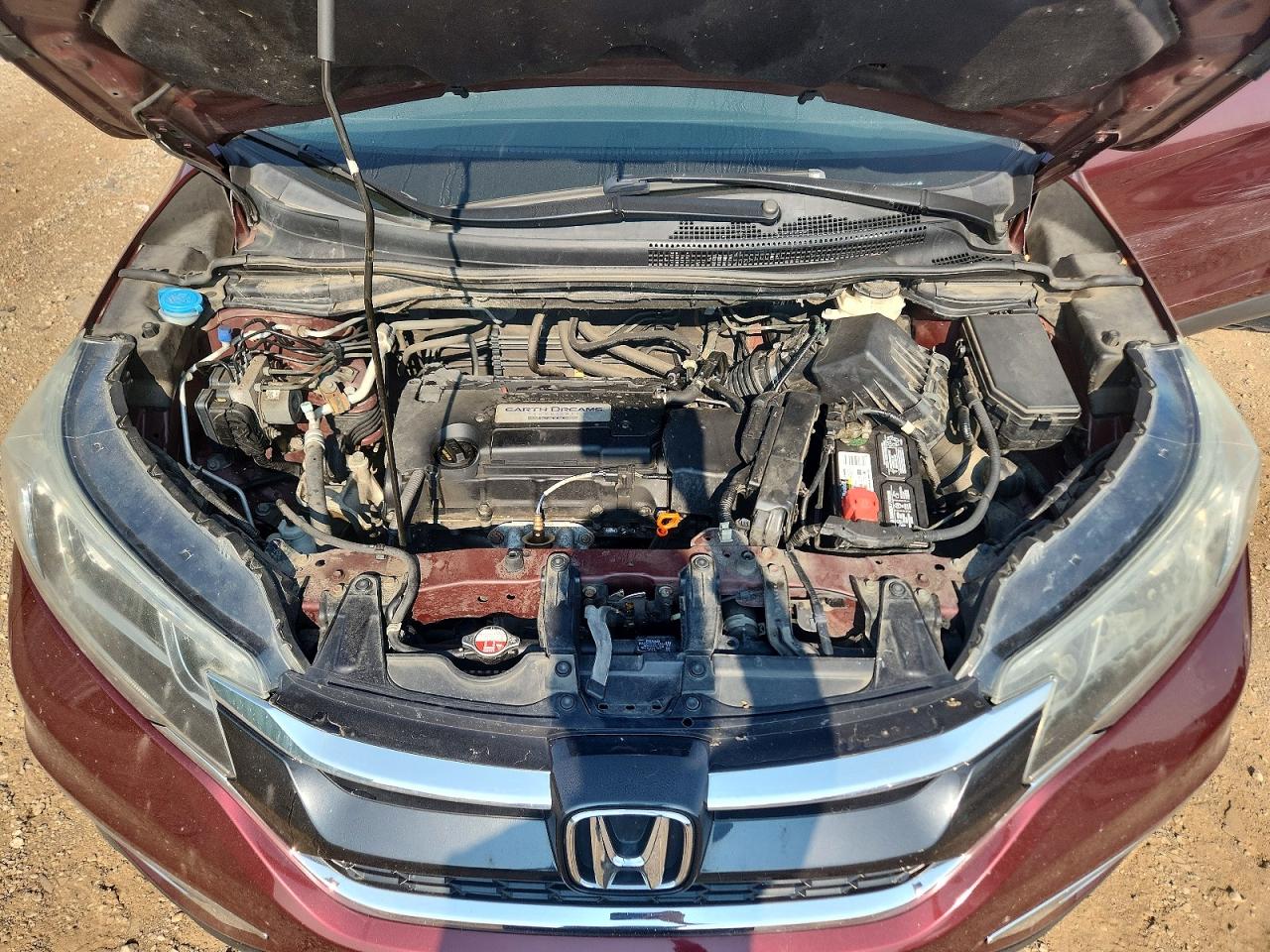 2015 Honda Cr-v Ex Burgundy vin: 2HKRM4H57FH674659