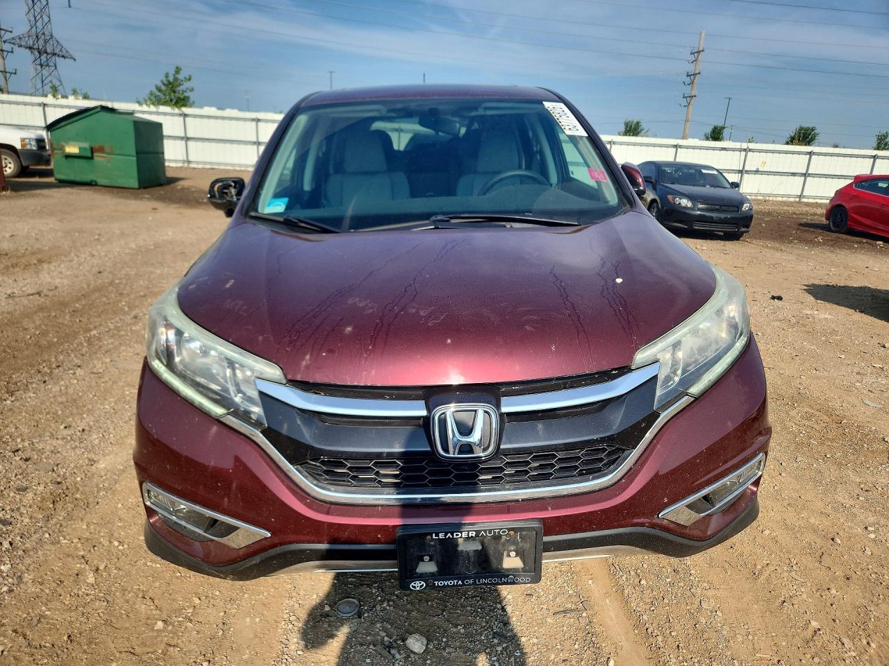 2015 Honda Cr-v Ex Burgundy vin: 2HKRM4H57FH674659