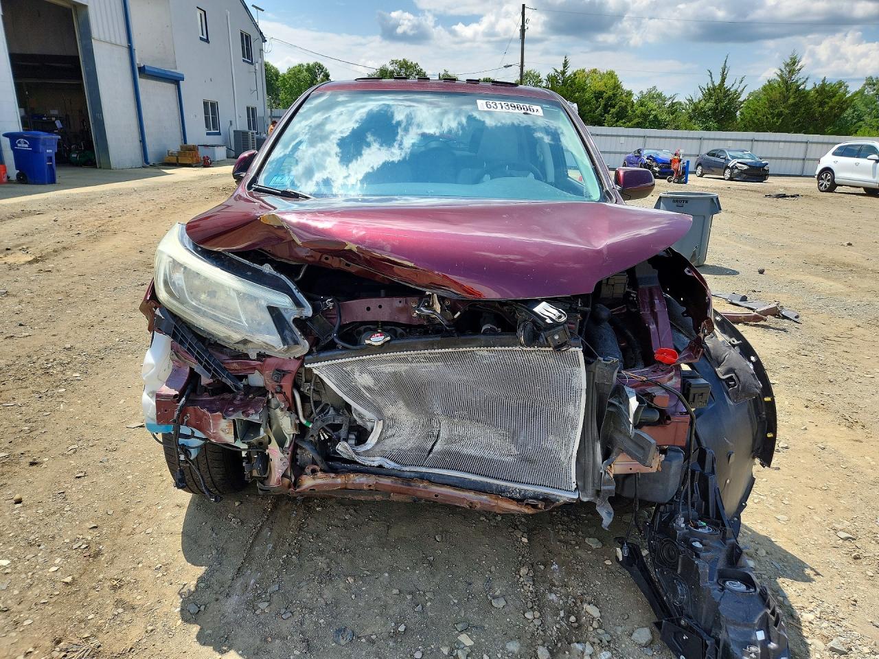 2015 Honda Cr-v Ex Burgundy vin: 2HKRM4H57FH680333