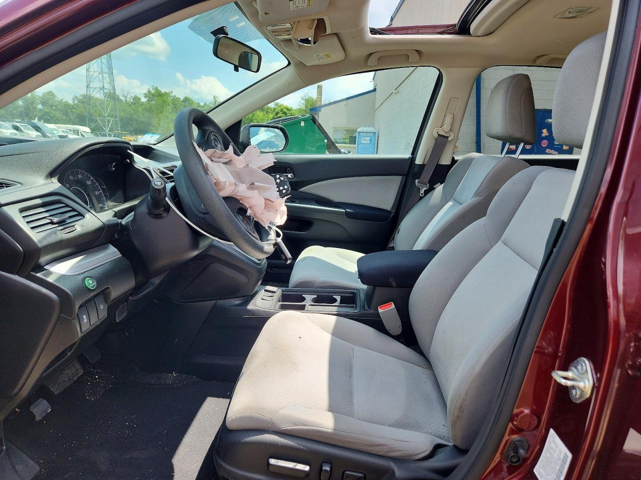 2015 Honda Cr-v Ex Burgundy vin: 2HKRM4H57FH680333