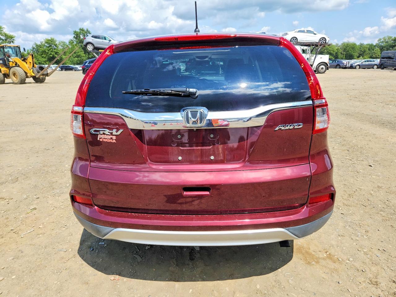 2015 Honda Cr-v Ex Burgundy vin: 2HKRM4H57FH680333