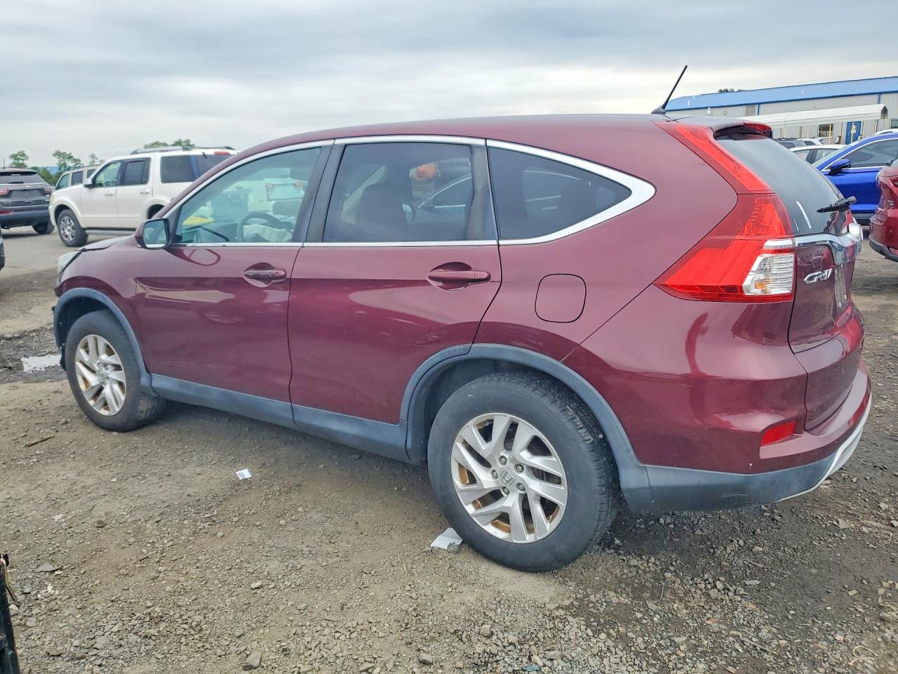 2015 Honda Cr-v Ex Burgundy vin: 2HKRM4H57FH703898