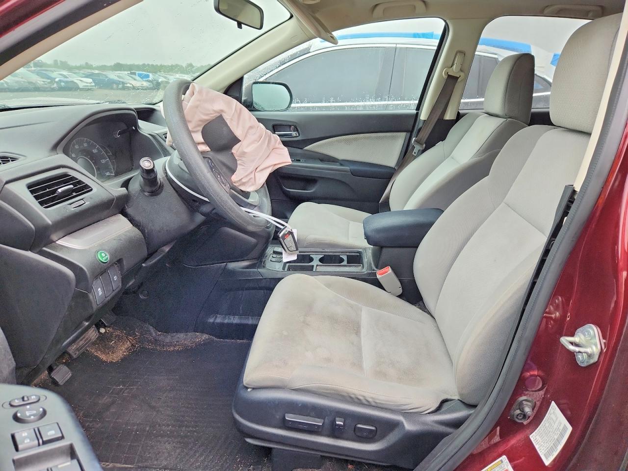 2015 Honda Cr-v Ex Burgundy vin: 2HKRM4H57FH703898