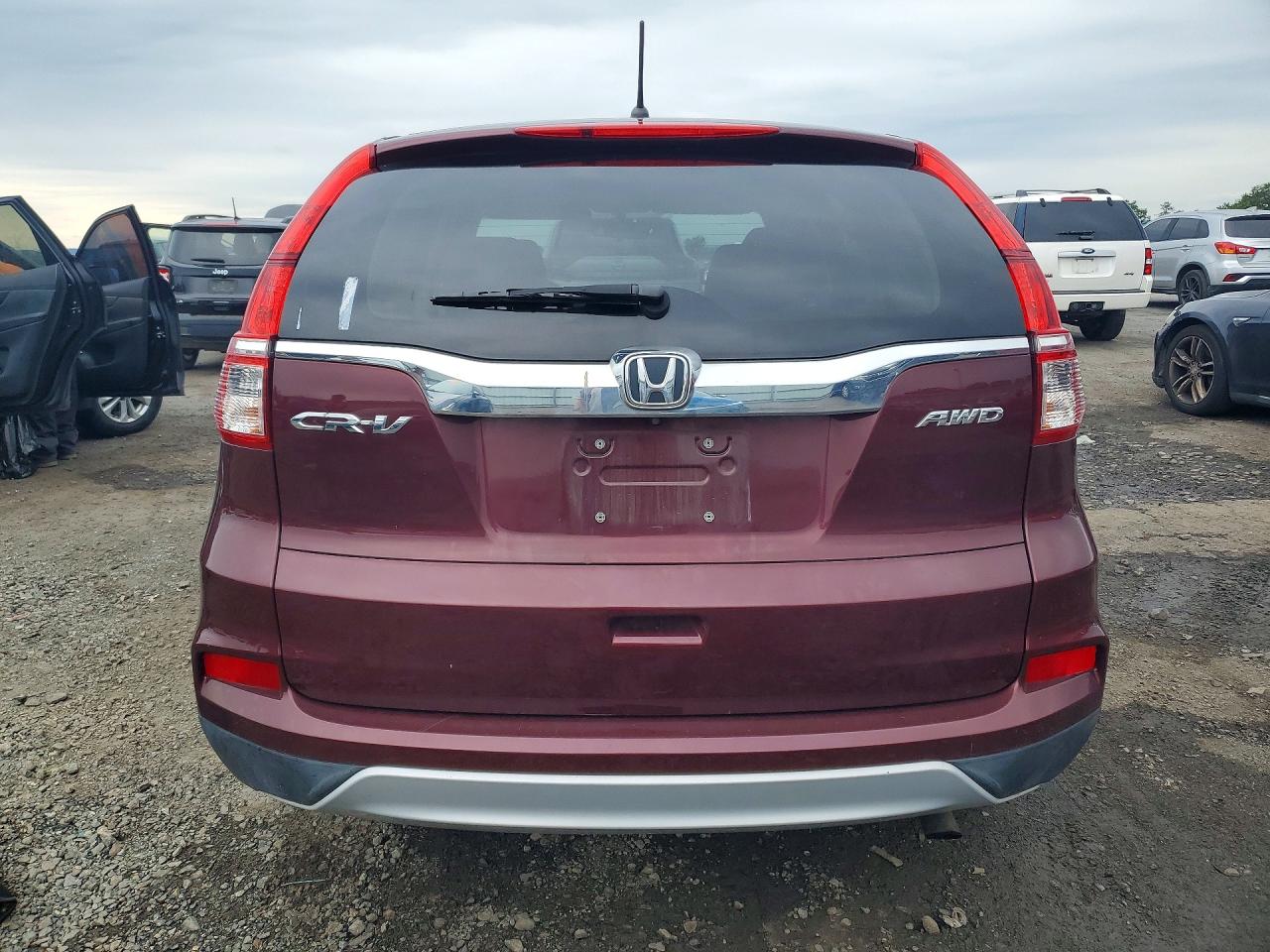 2015 Honda Cr-v Ex Burgundy vin: 2HKRM4H57FH703898