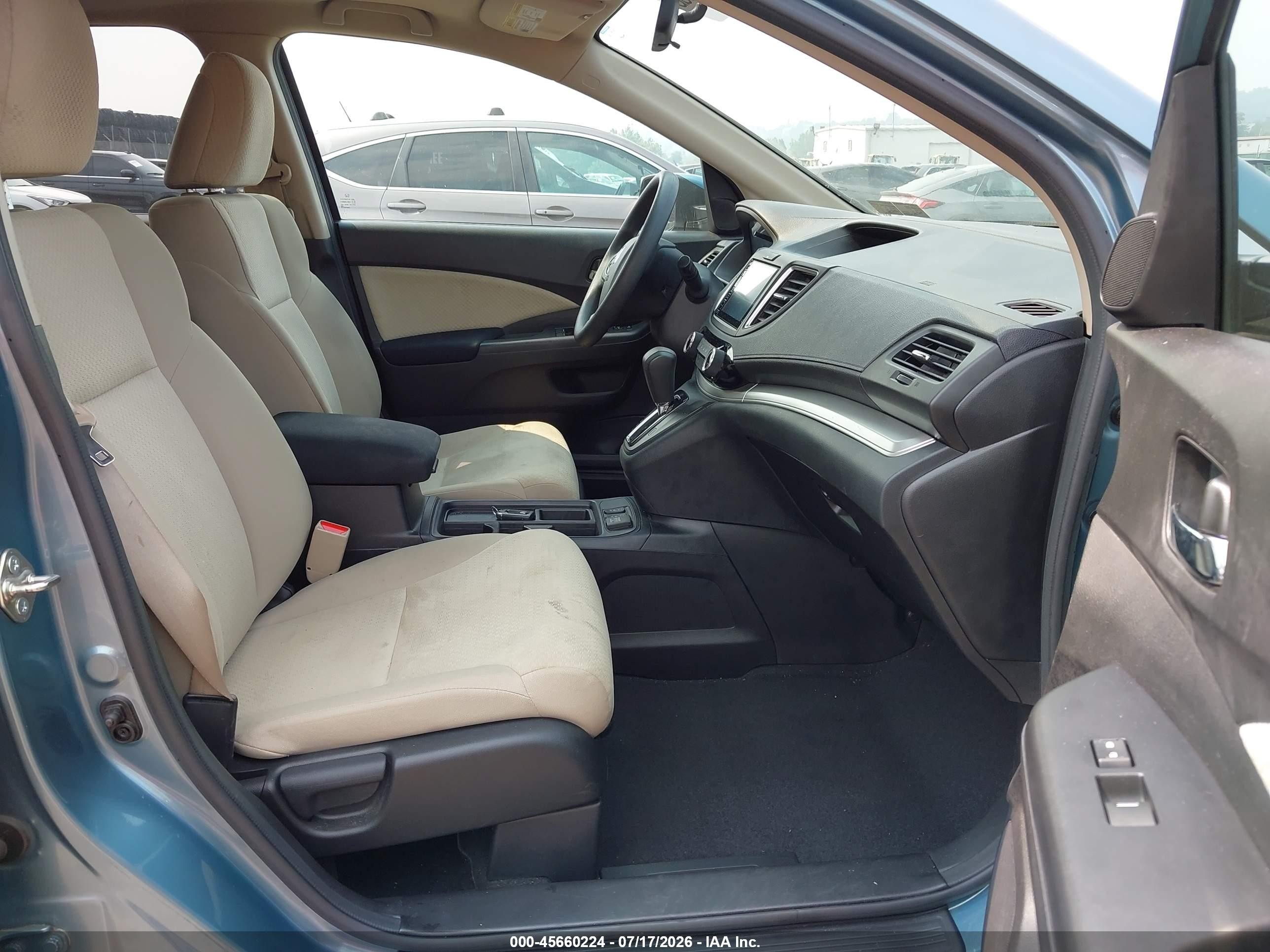 2016 Honda Cr-v Ex Green vin: 2HKRM4H57GH655644