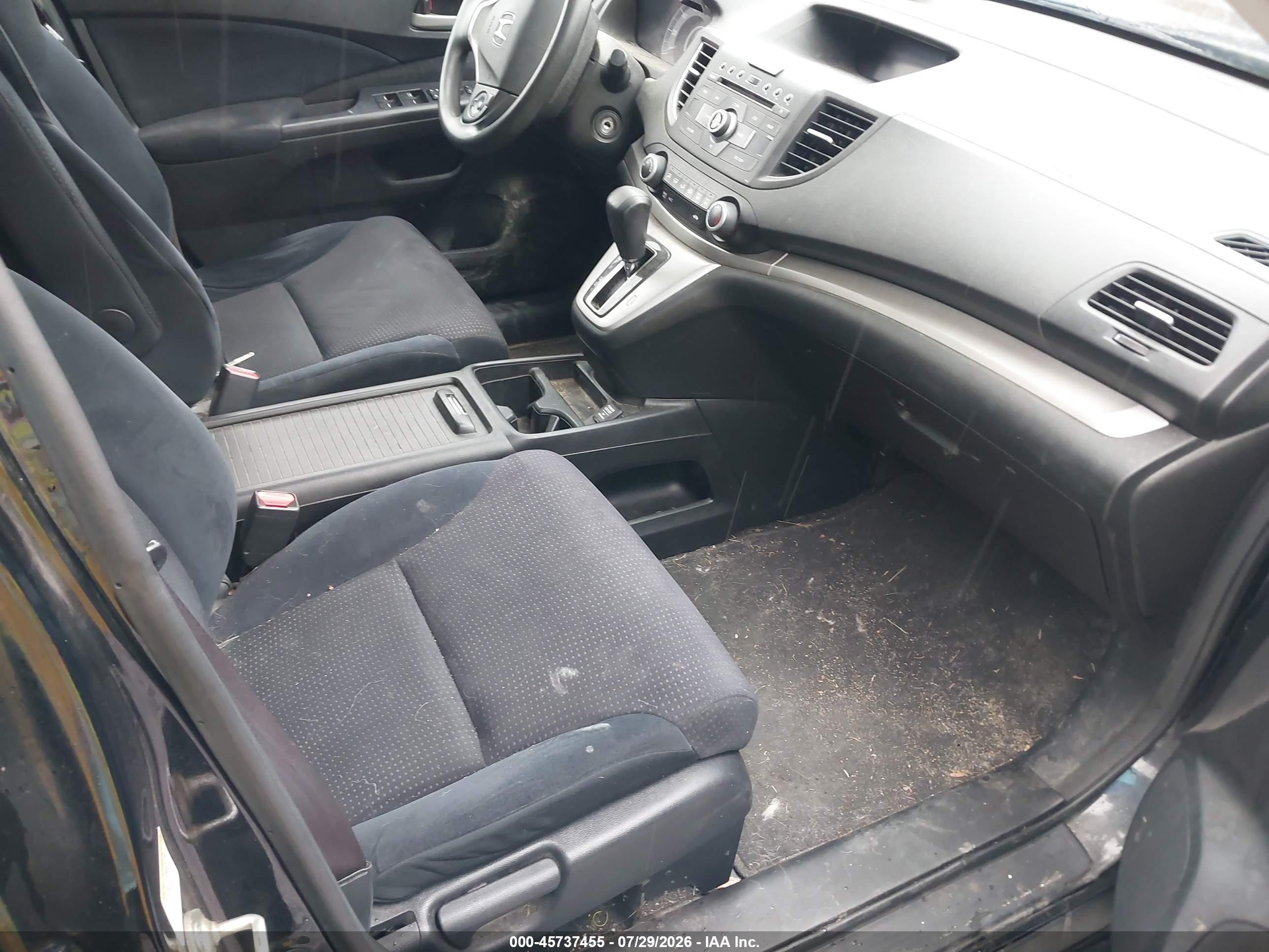 2012 Honda Cr-v Ex Black vin: 2HKRM4H58CH606172