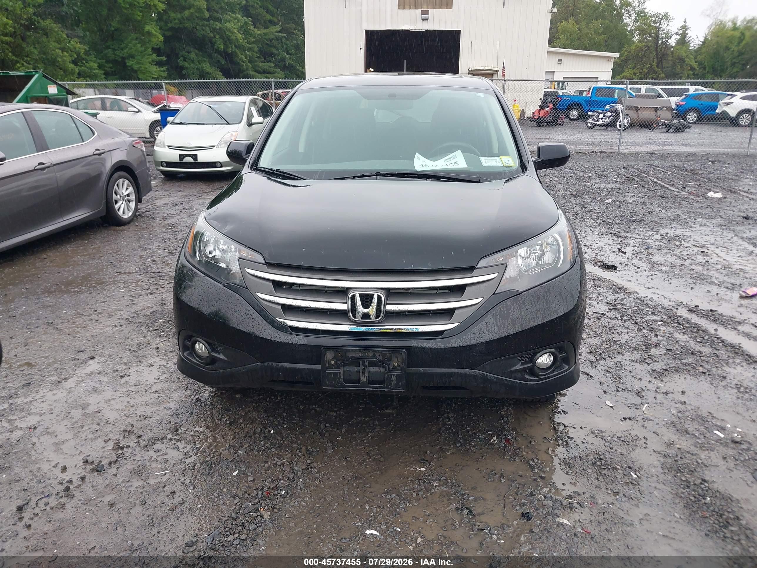 2012 Honda Cr-v Ex Black vin: 2HKRM4H58CH606172
