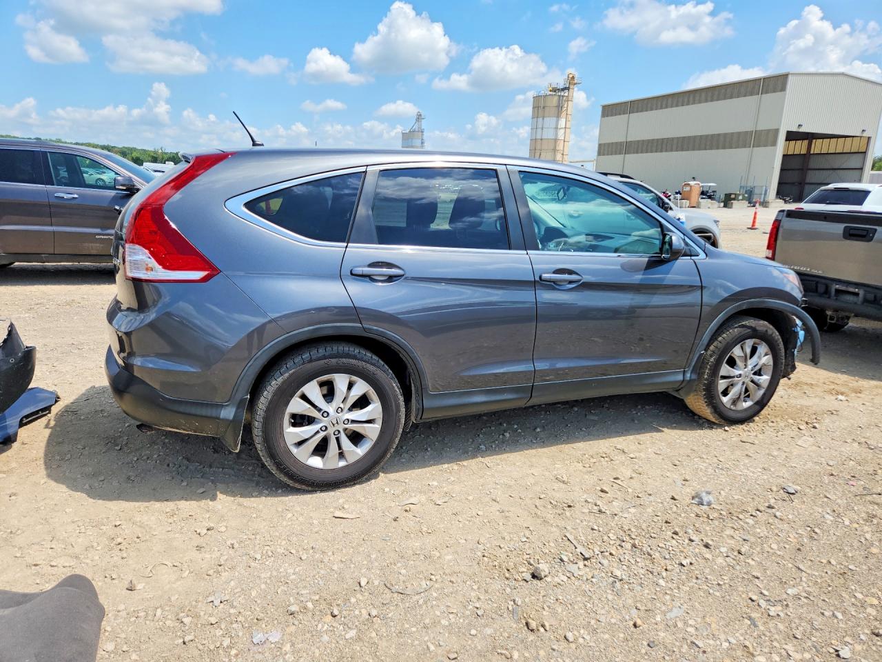 2012 Honda Cr-v Ex Gray vin: 2HKRM4H58CH606575