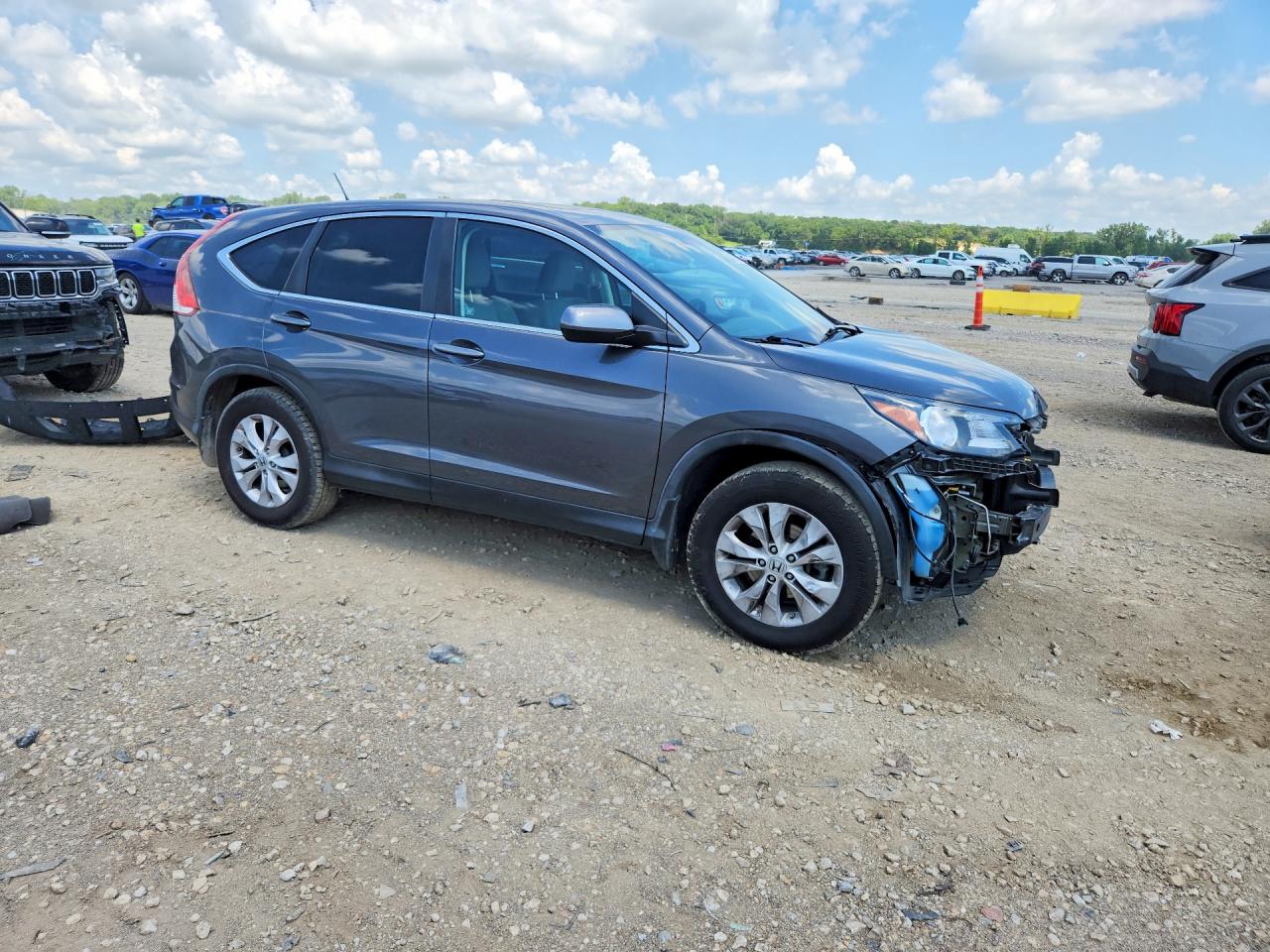 2012 Honda Cr-v Ex Gray vin: 2HKRM4H58CH606575