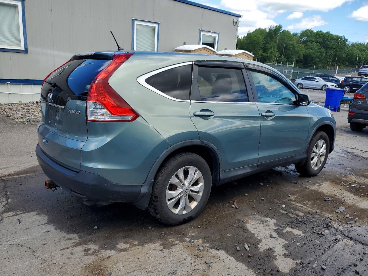 2012 Honda Cr-v Ex Blue vin: 2HKRM4H58CH631752