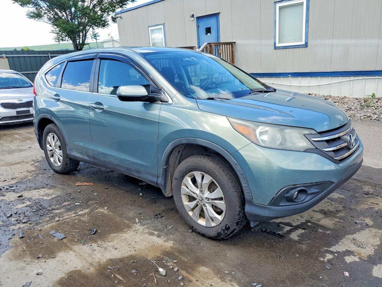 2012 Honda Cr-v Ex Blue vin: 2HKRM4H58CH631752