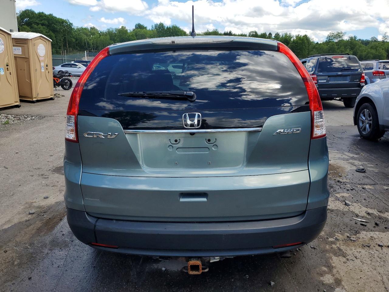 2012 Honda Cr-v Ex Blue vin: 2HKRM4H58CH631752