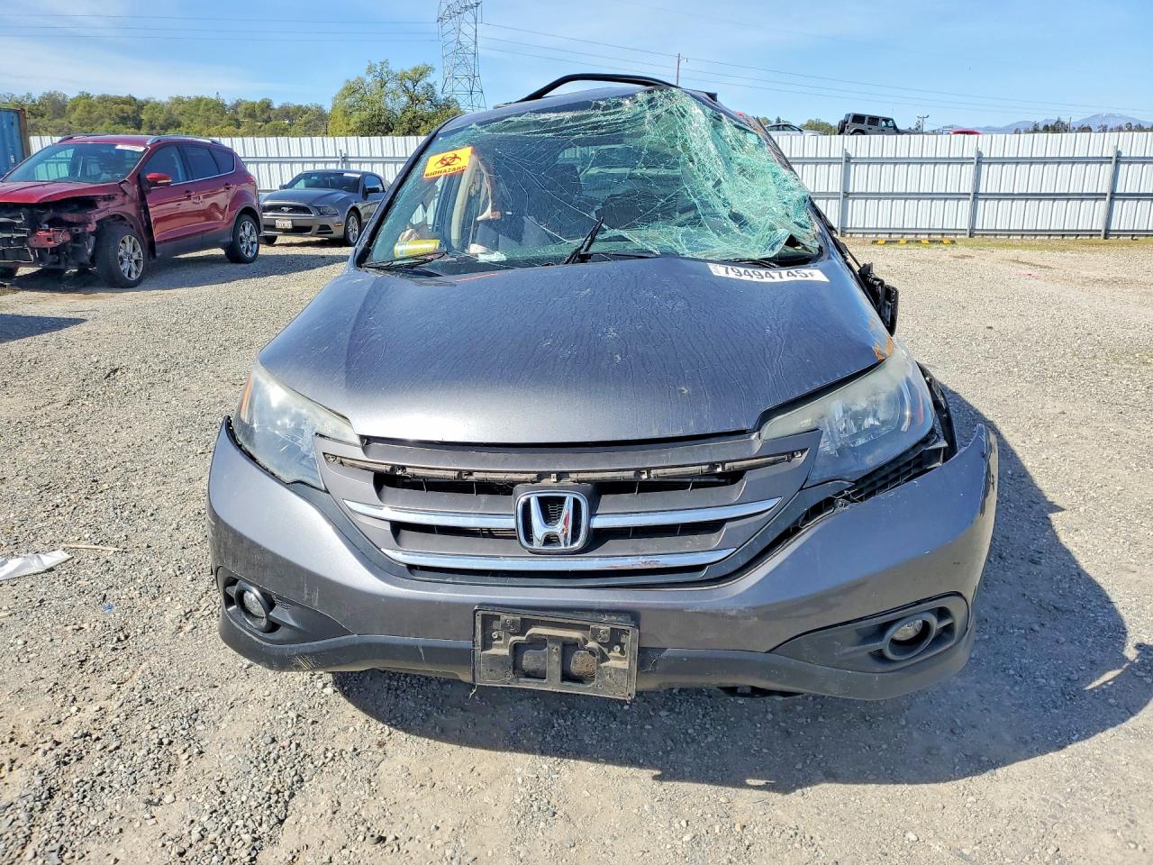 2013 Honda Cr -v Gray vin: 2HKRM4H58DH604357