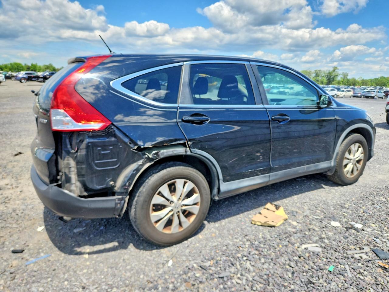 2013 Honda Cr-v Ex Black vin: 2HKRM4H58DH622907