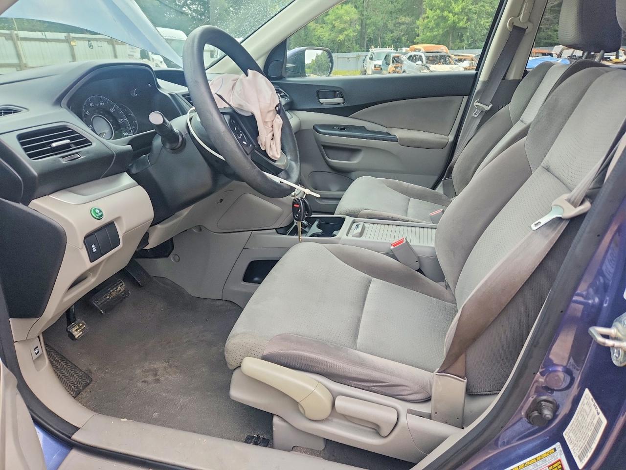 2013 Honda Cr-v Ex Blue vin: 2HKRM4H58DH675509