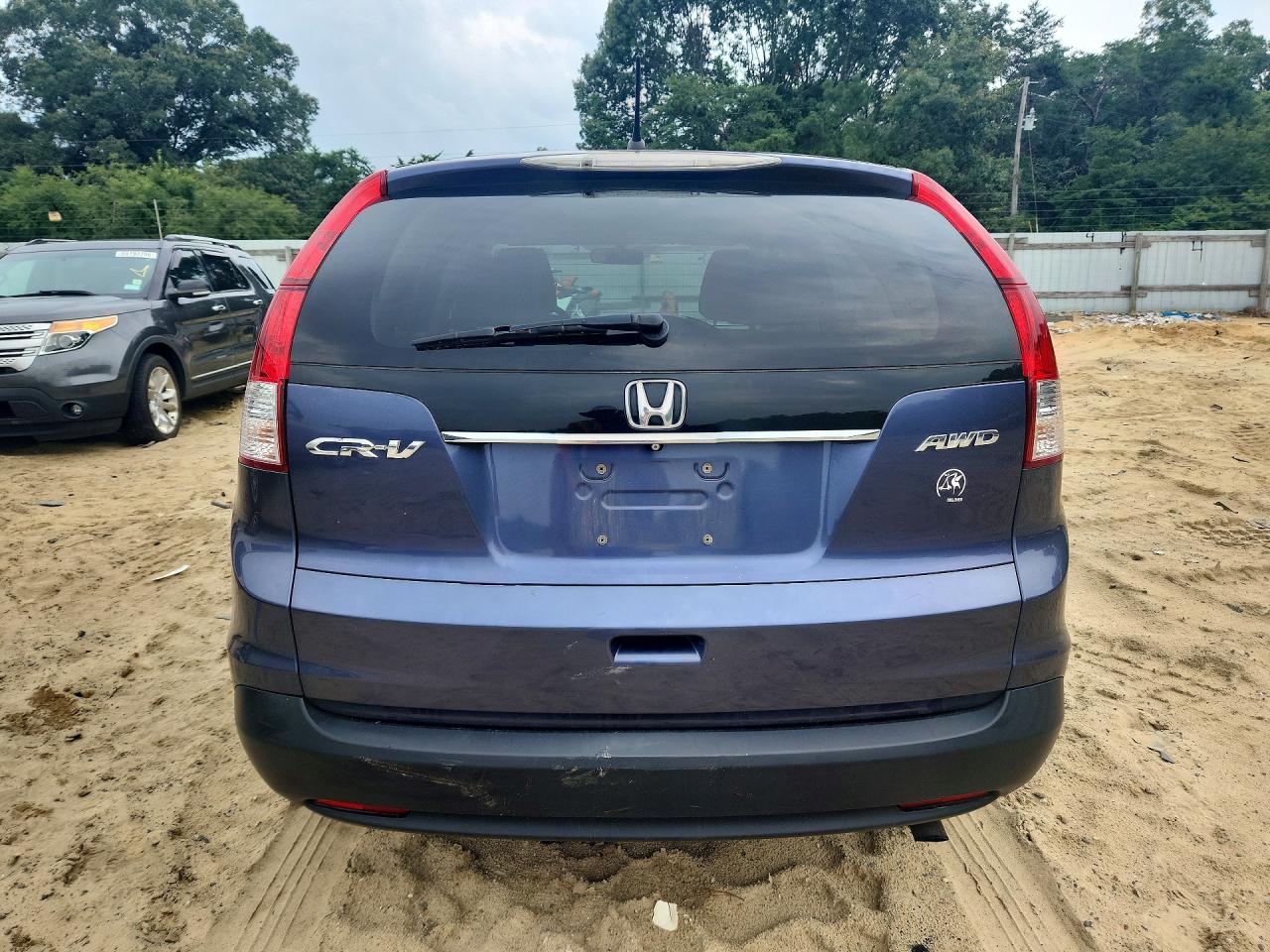 2013 Honda Cr-v Ex Blue vin: 2HKRM4H58DH675509
