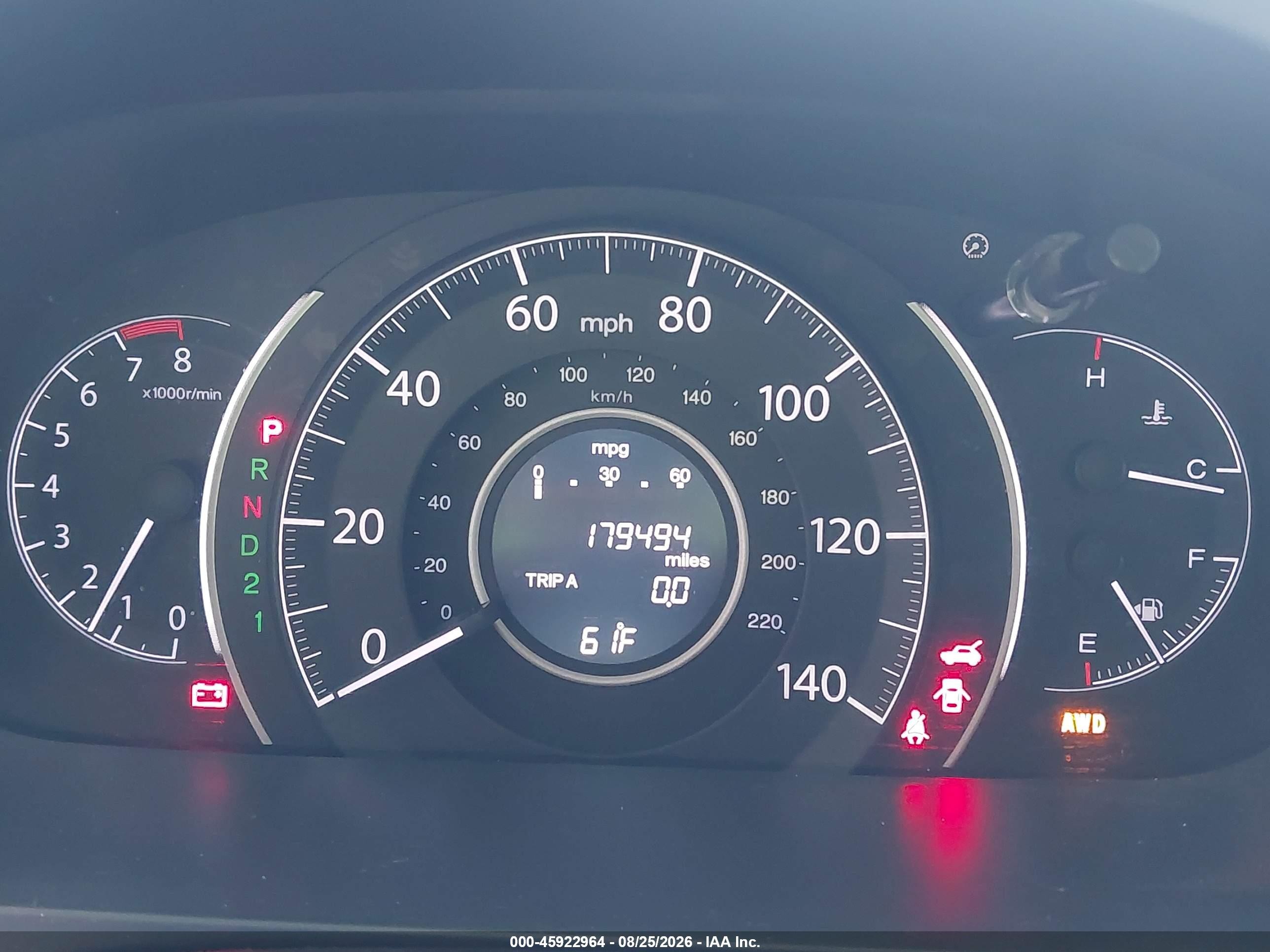 2014 Honda Cr-v Ex Gray vin: 2HKRM4H58EH625405