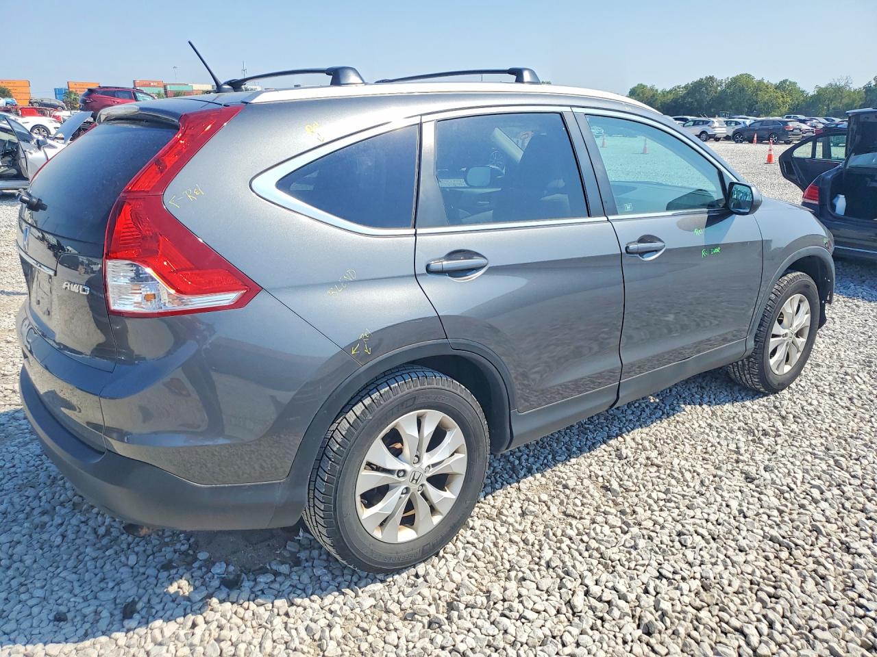 2014 Honda Cr-v Ex Gray vin: 2HKRM4H58EH630099