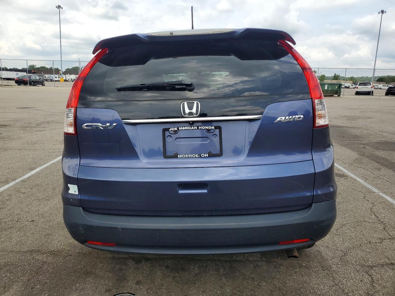 2014 Honda Cr-v Ex Синий vin: 2HKRM4H58EH637795