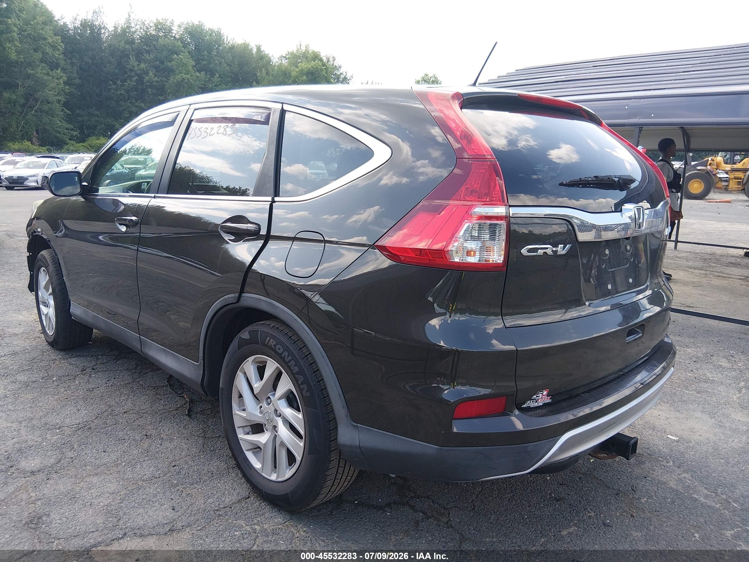 2015 Honda Cr-v Ex Dark Brown vin: 2HKRM4H58FH608699
