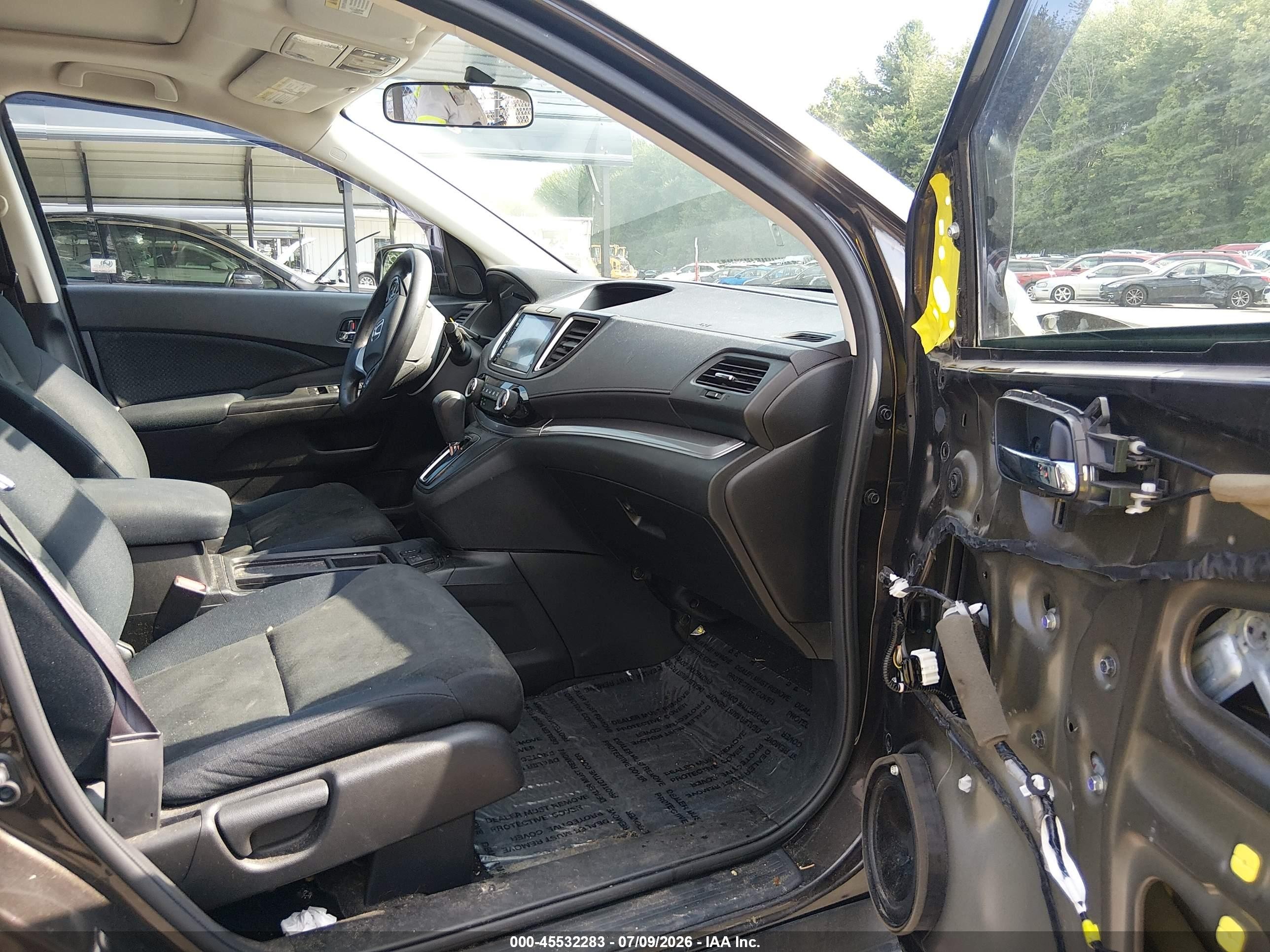 2015 Honda Cr-v Ex Dark Brown vin: 2HKRM4H58FH608699