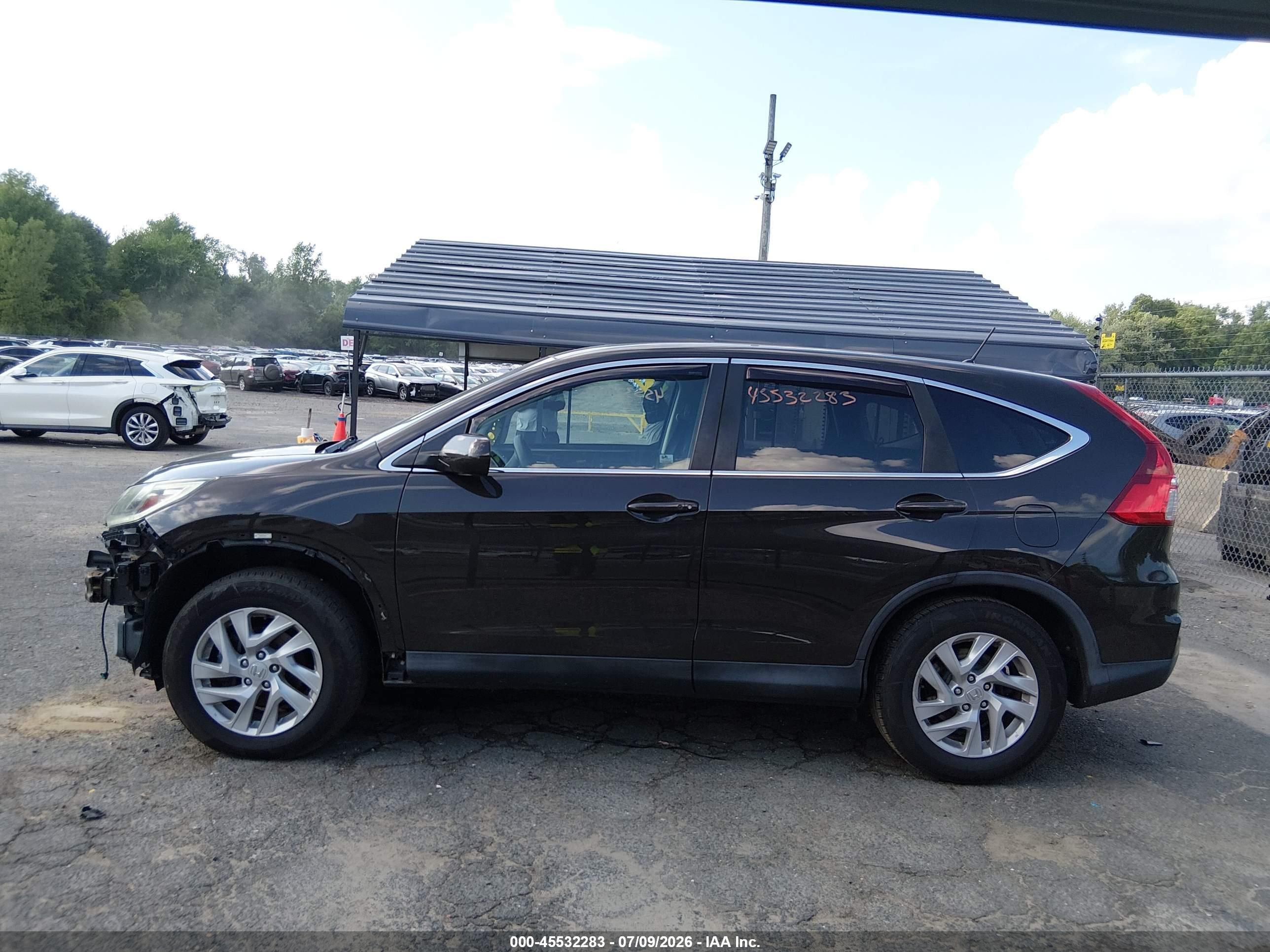 2015 Honda Cr-v Ex Dark Brown vin: 2HKRM4H58FH608699