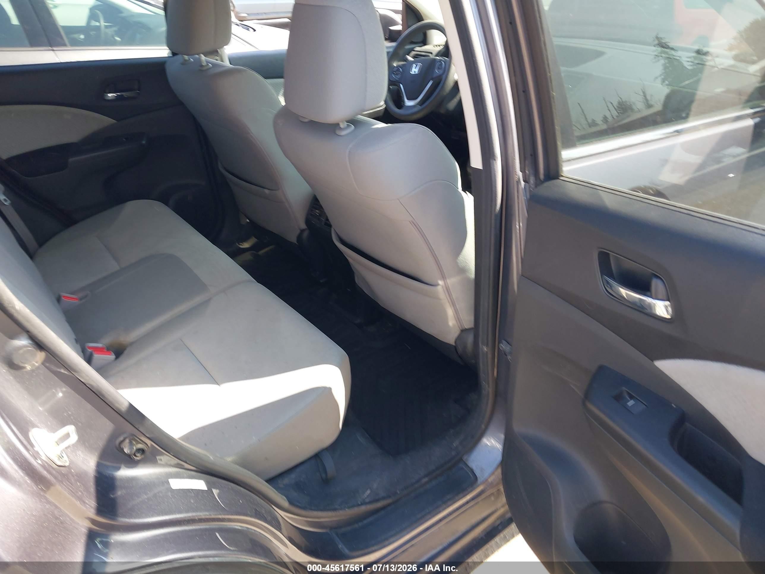 2015 Honda Cr-v Ex Gray vin: 2HKRM4H58FH649012