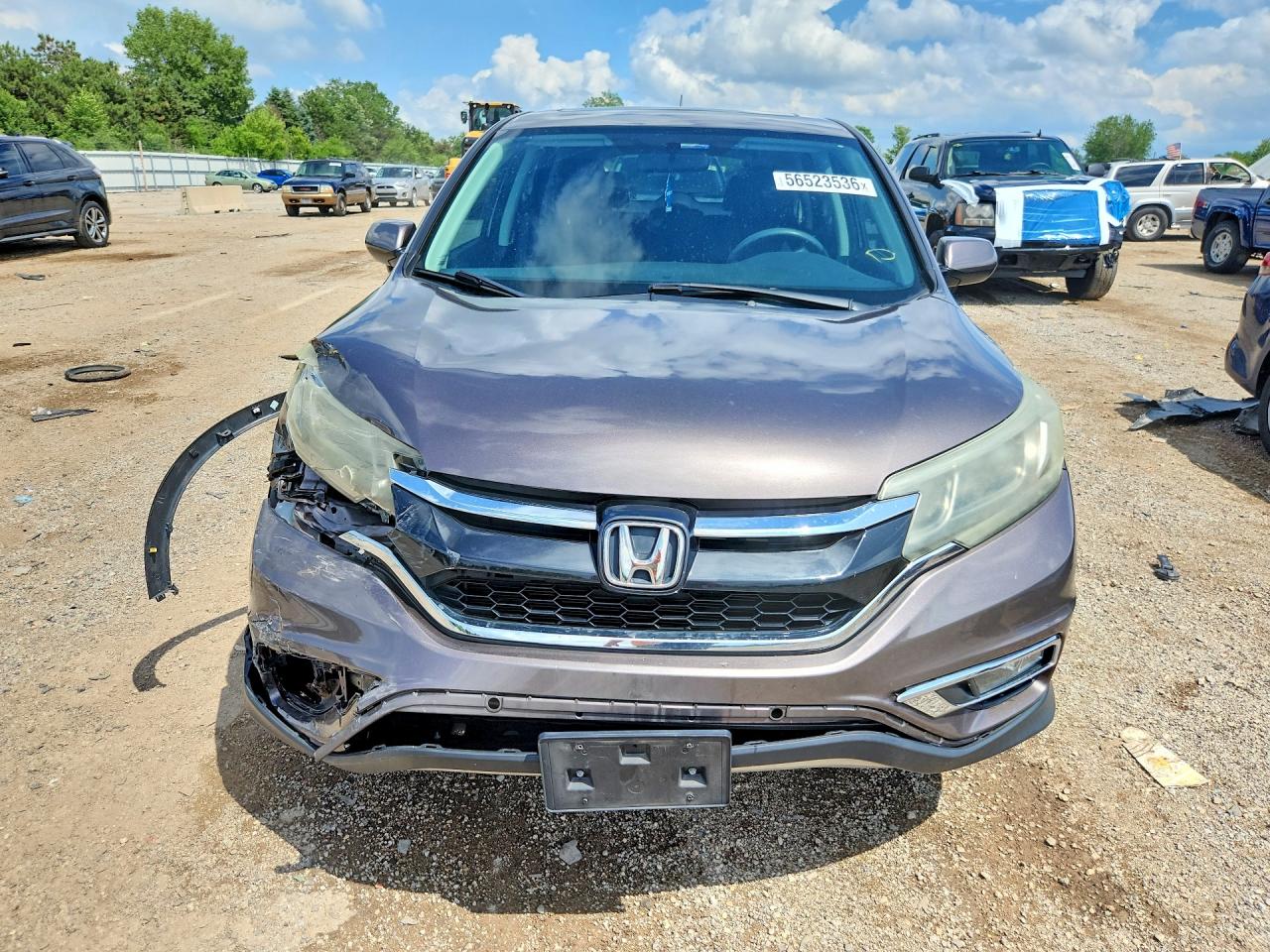 2015 Honda Cr-v Ex Gray vin: 2HKRM4H58FH662102