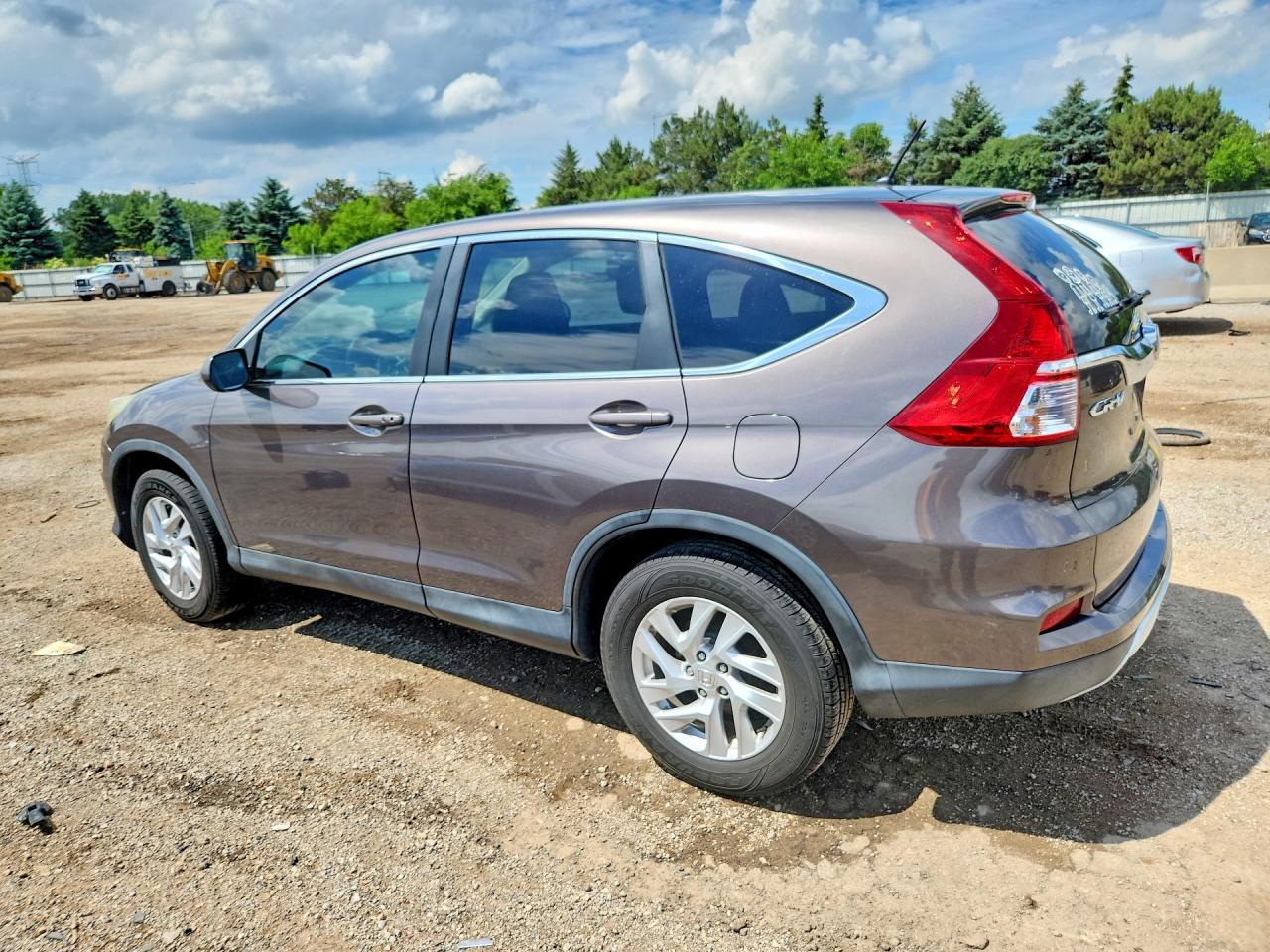 2015 Honda Cr-v Ex Gray vin: 2HKRM4H58FH662102