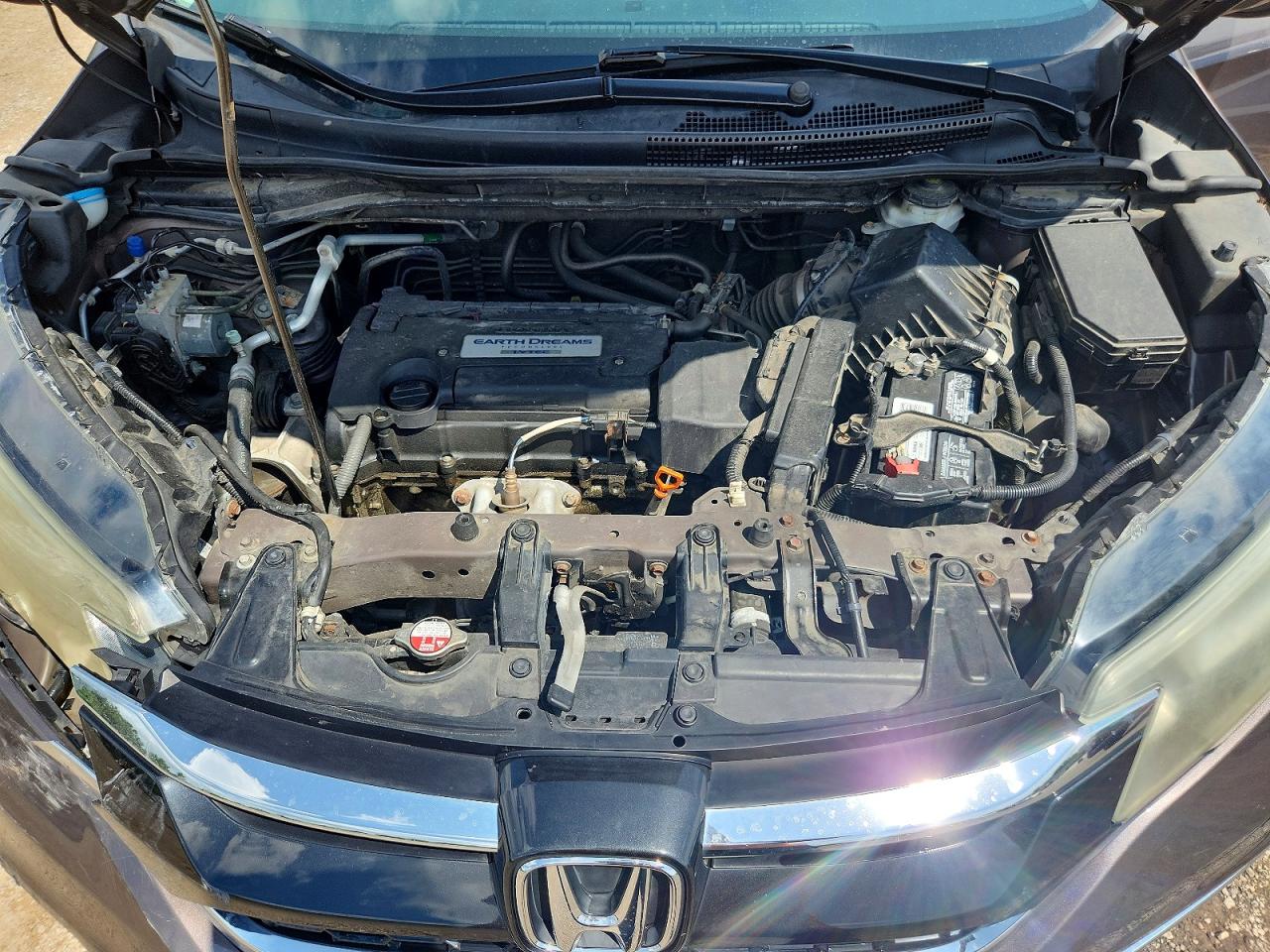 2015 Honda Cr-v Ex Gray vin: 2HKRM4H58FH662102