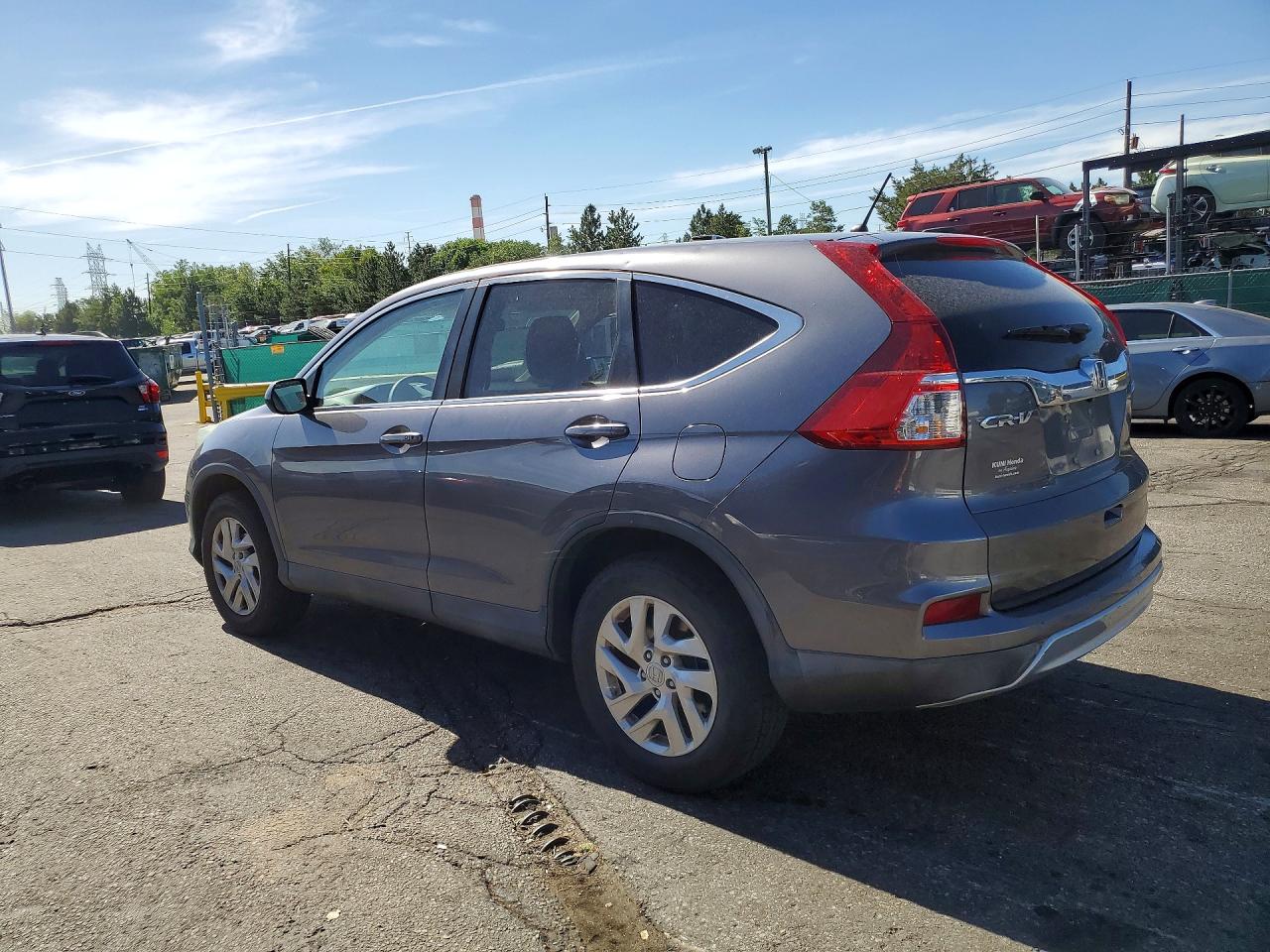 2015 Honda Cr-v Ex Gray vin: 2HKRM4H58FH663234