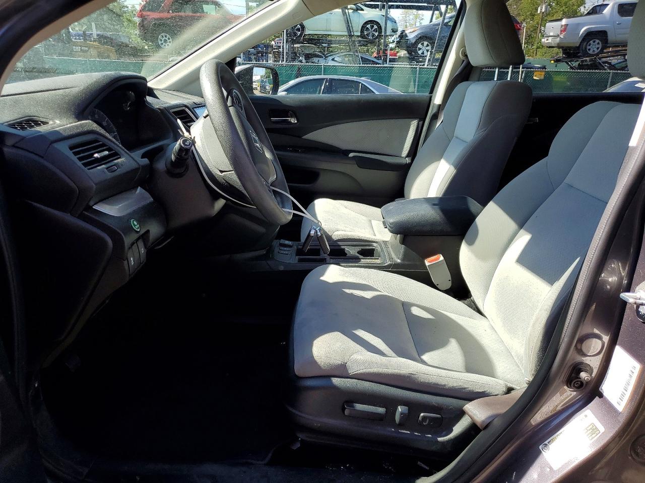 2015 Honda Cr-v Ex Gray vin: 2HKRM4H58FH663234
