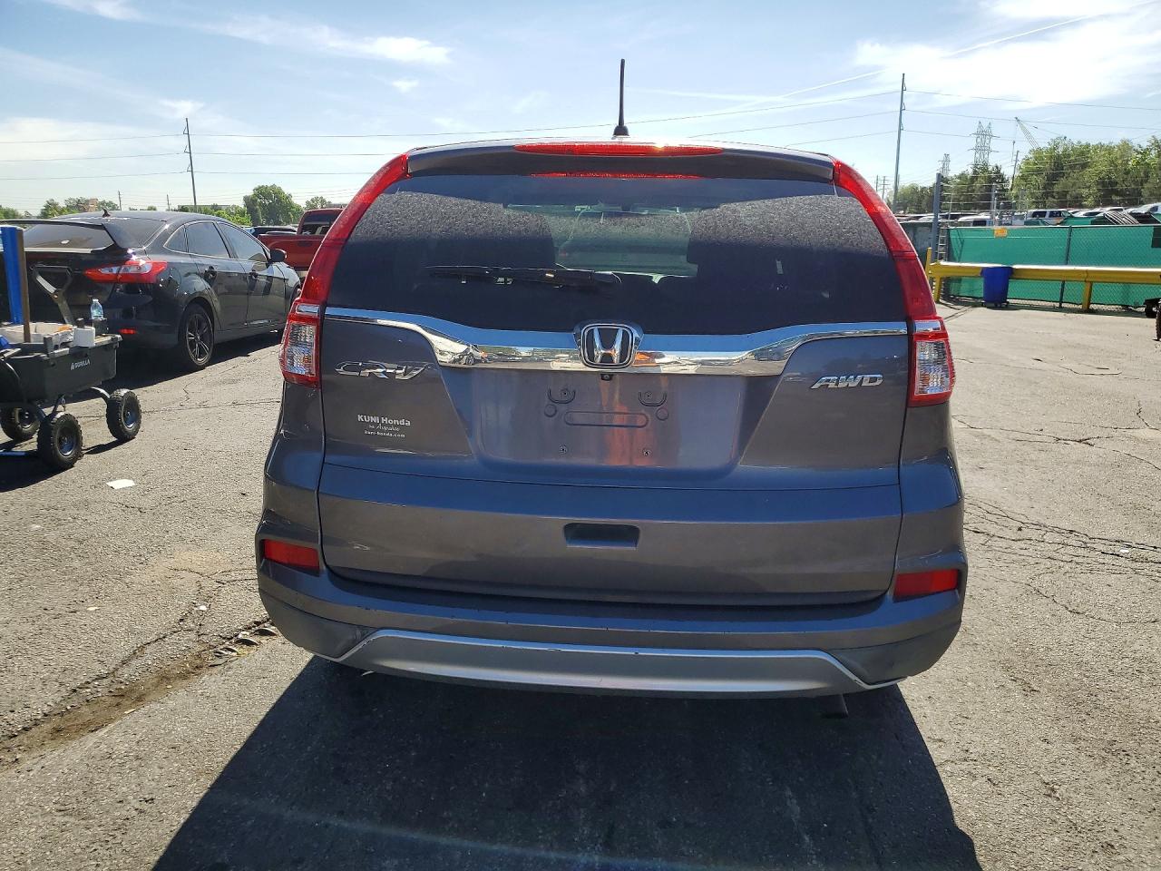 2015 Honda Cr-v Ex Gray vin: 2HKRM4H58FH663234