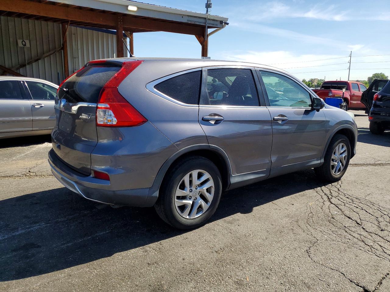 2015 Honda Cr-v Ex Gray vin: 2HKRM4H58FH663234