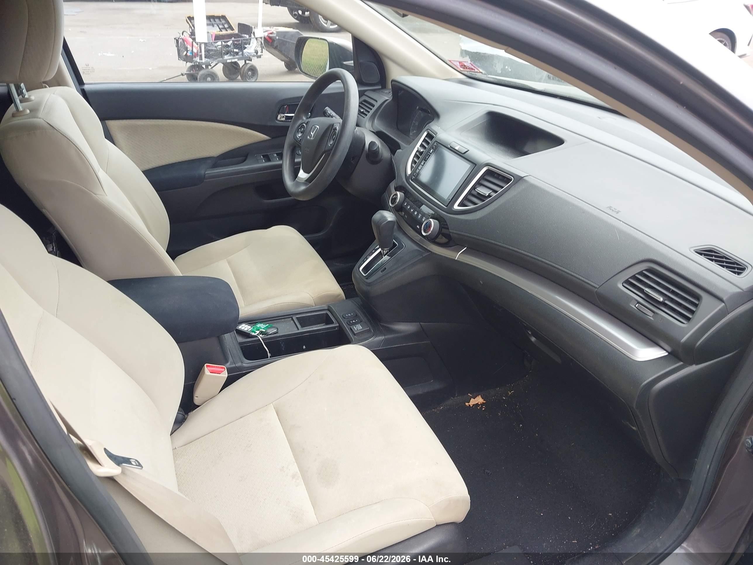 2015 Honda Cr-v Ex Серый vin: 2HKRM4H58FH664674