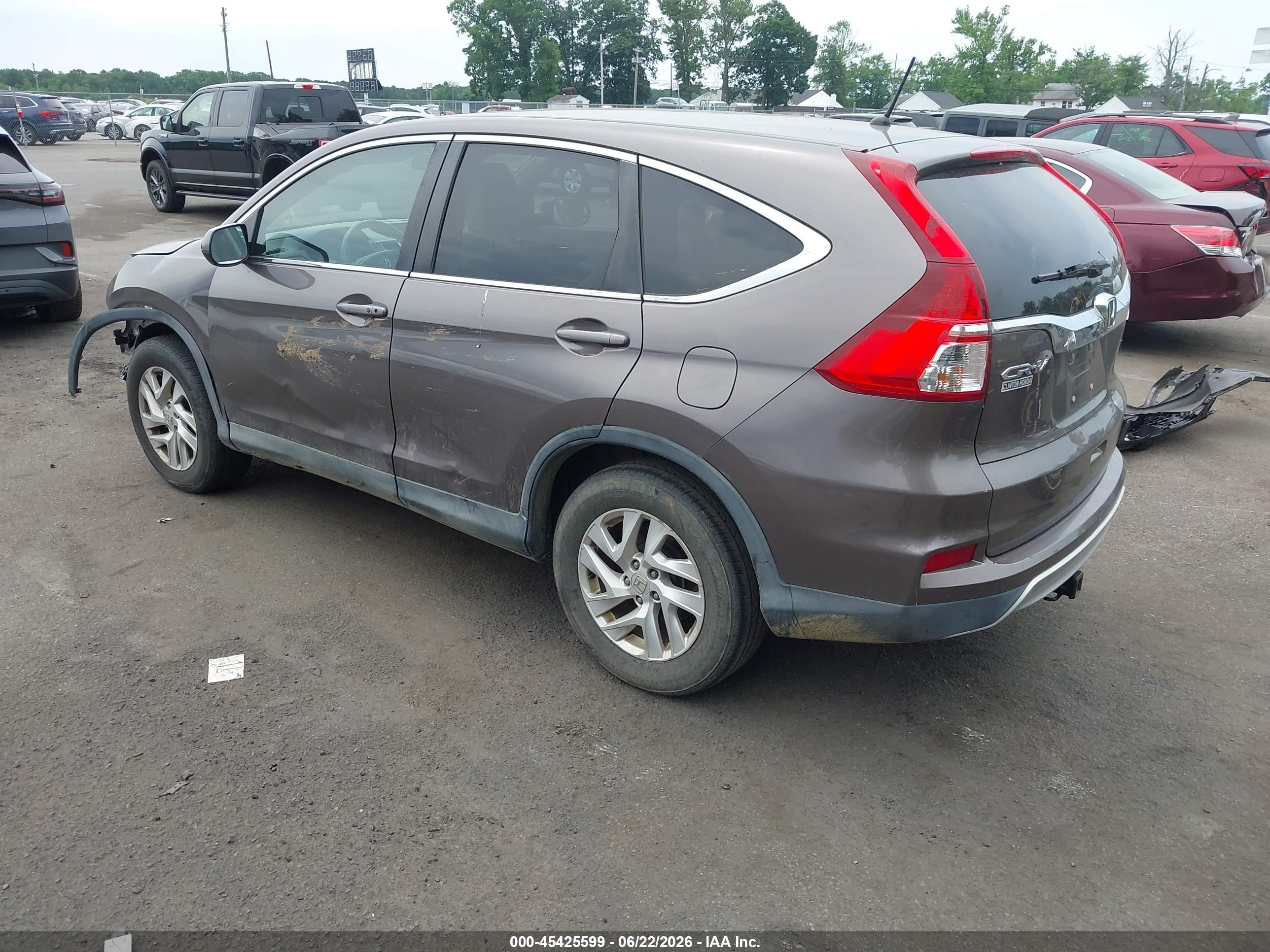2015 Honda Cr-v Ex Серый vin: 2HKRM4H58FH664674